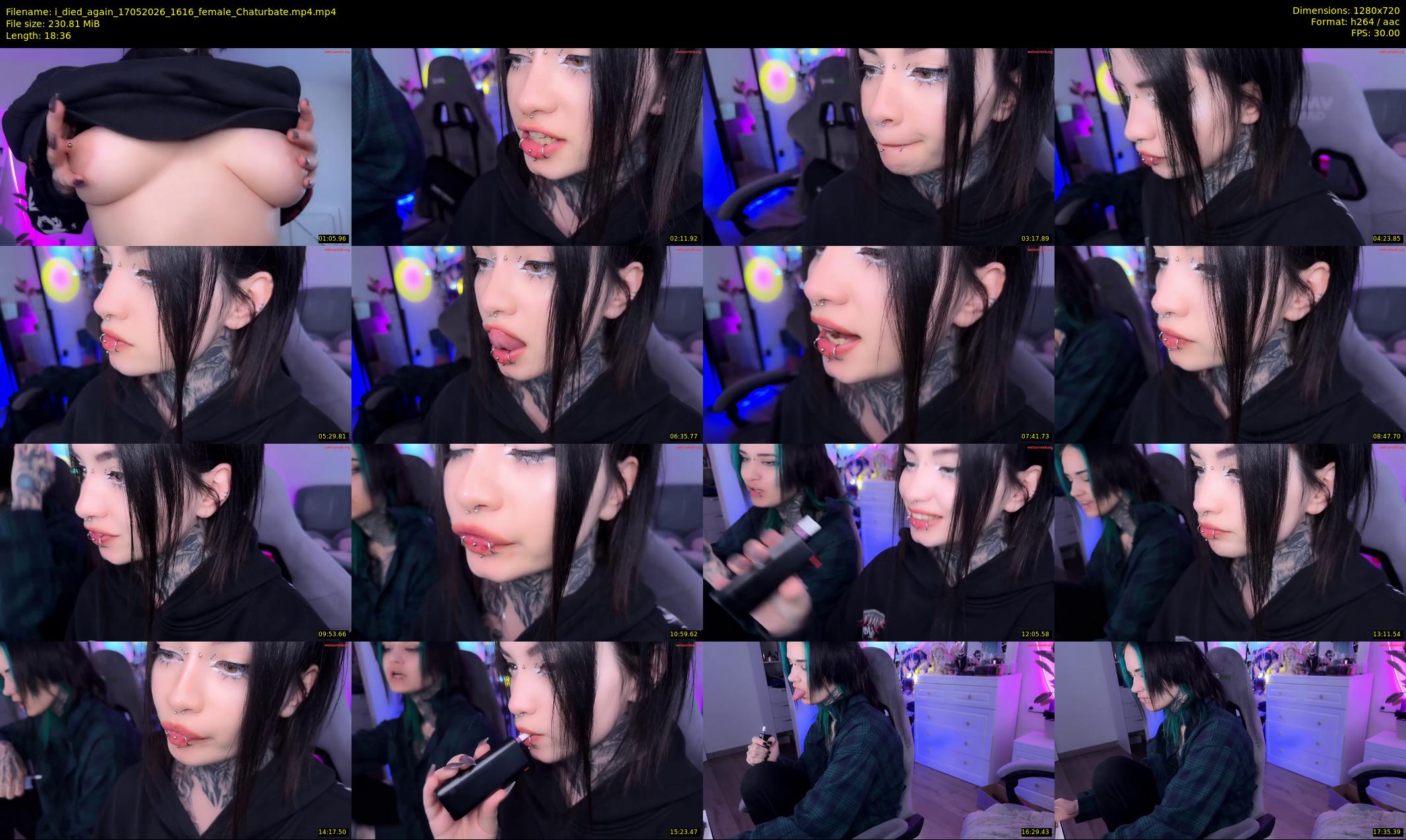 i_died_again — 19 minute Chaturbate female cam show recording, 720p, May 17, 2026