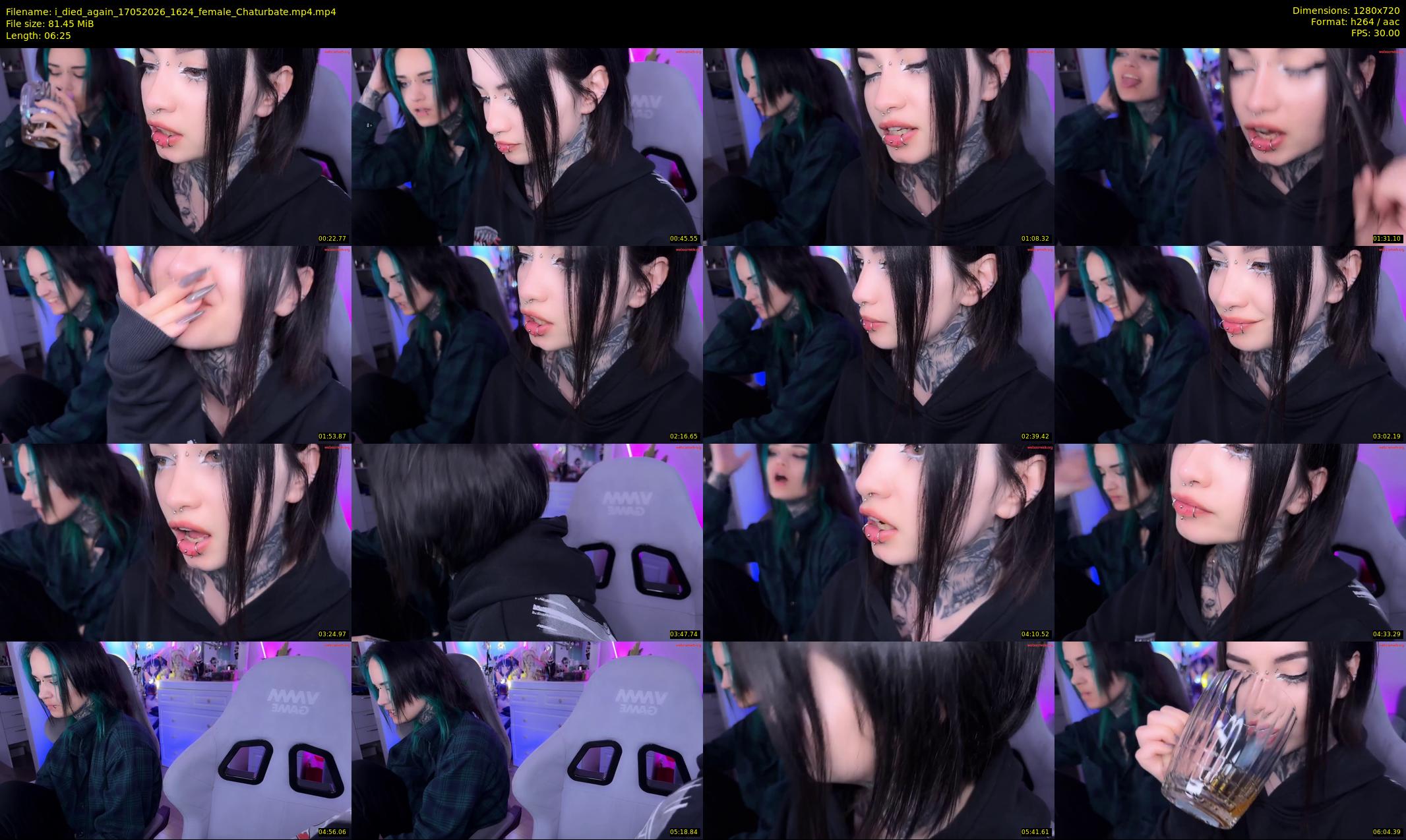 i_died_again — 7 minute Chaturbate female cam show recording, 720p, May 17, 2026