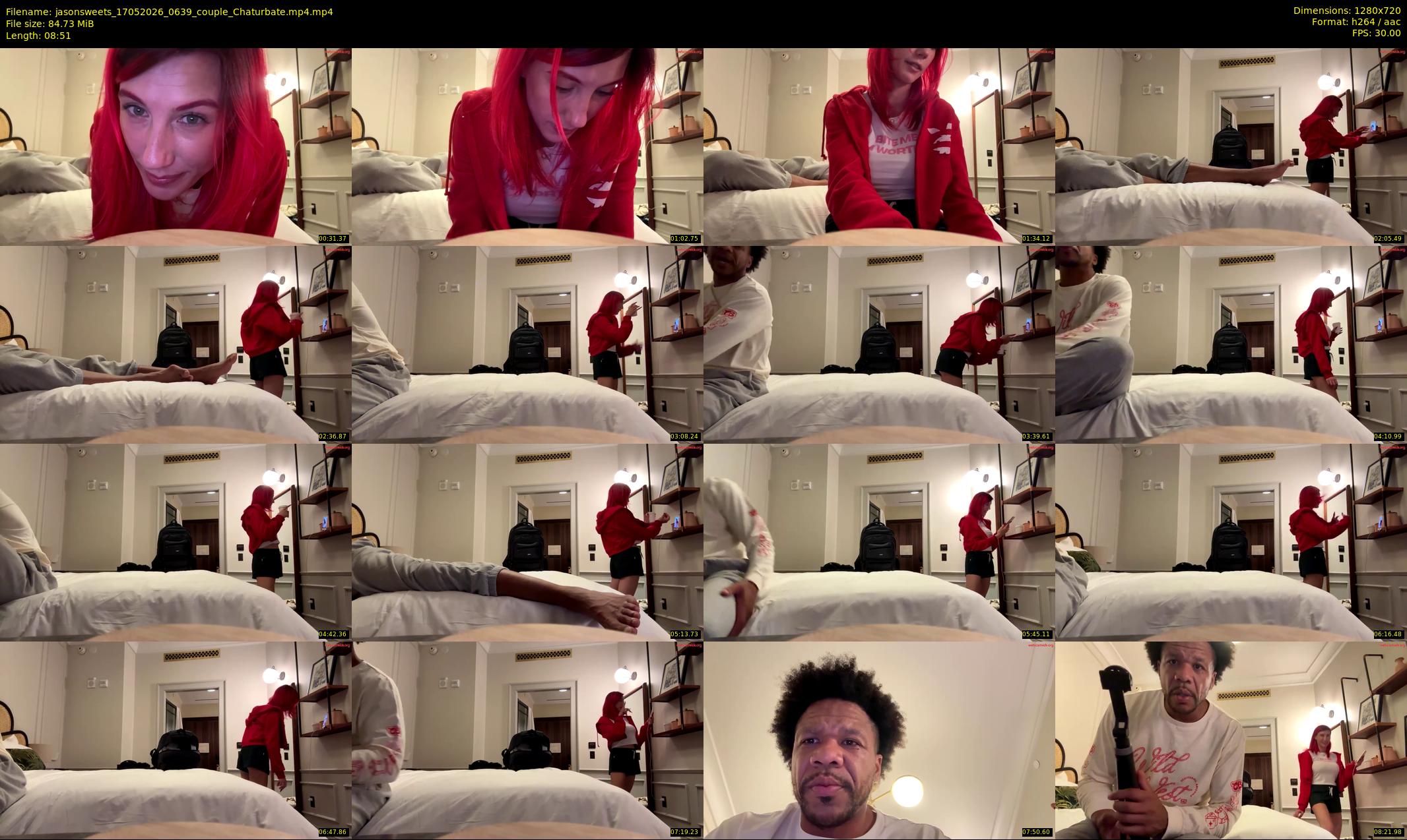 jasonsweets — 9 minute Chaturbate couple cam show recording, 720p, May 17, 2026
