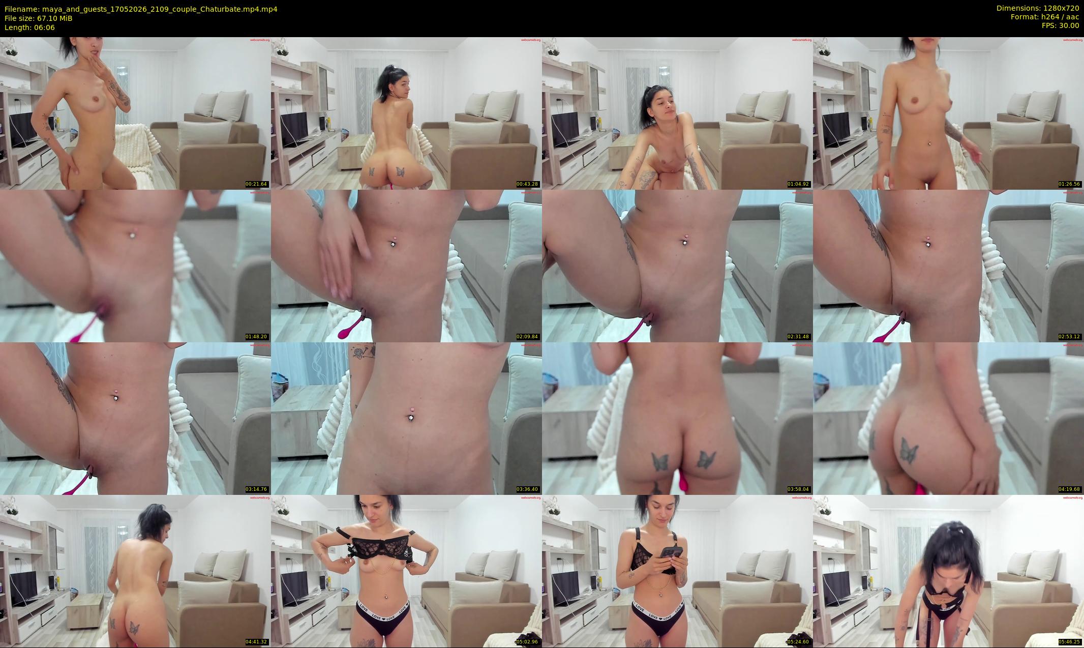 maya_and_guests — 7 minute Chaturbate couple cam show recording, 720p, May 17, 2026
