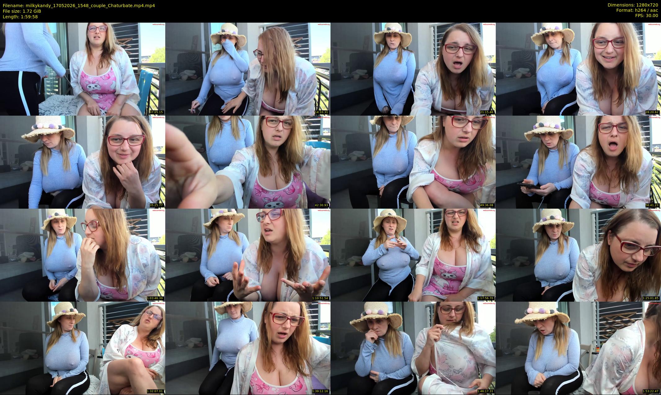 milkykandy — 120 minute Chaturbate female cam show recording, 720p, May 17, 2026