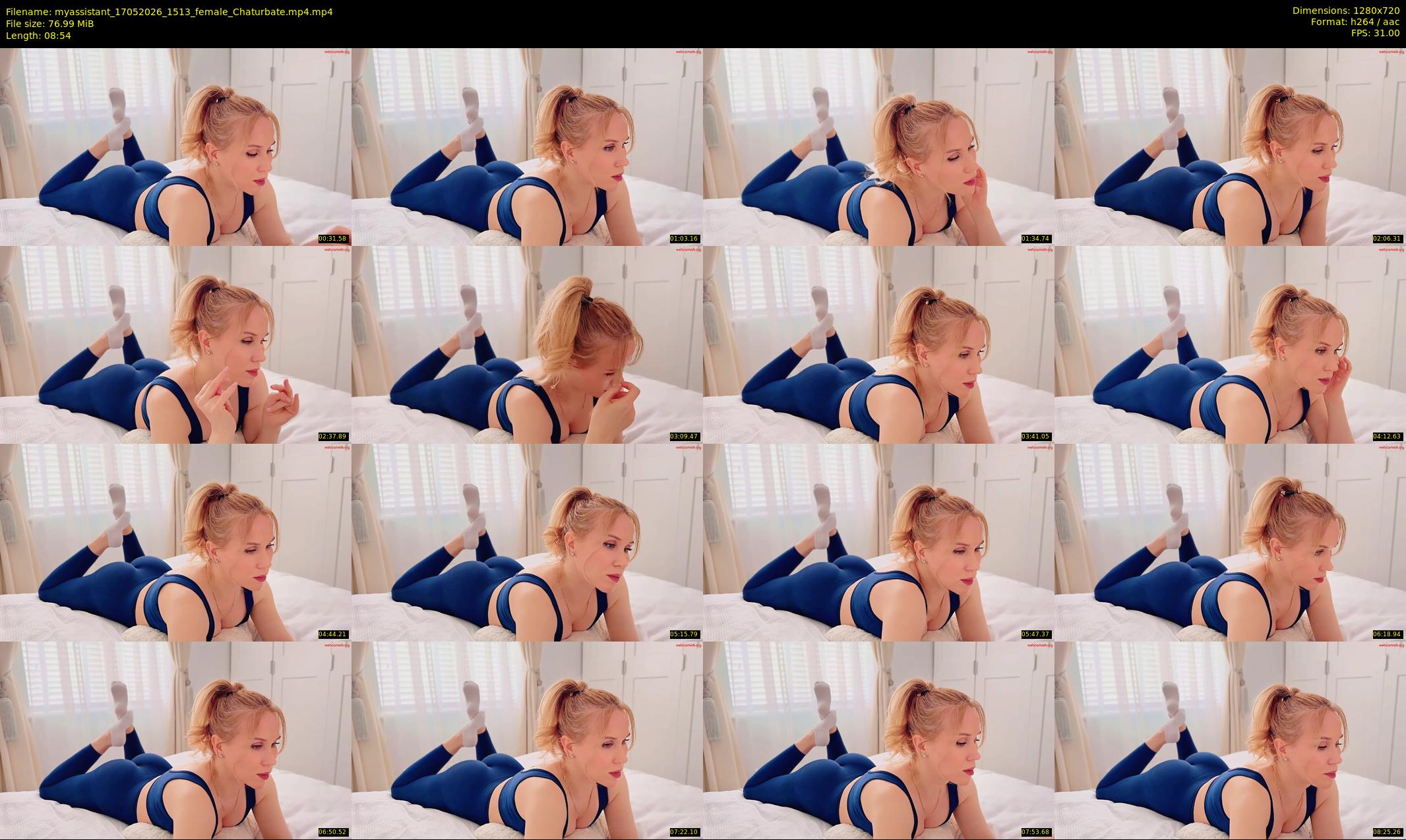 myassistant — 9 minute Chaturbate female cam show recording, 720p, May 17, 2026
