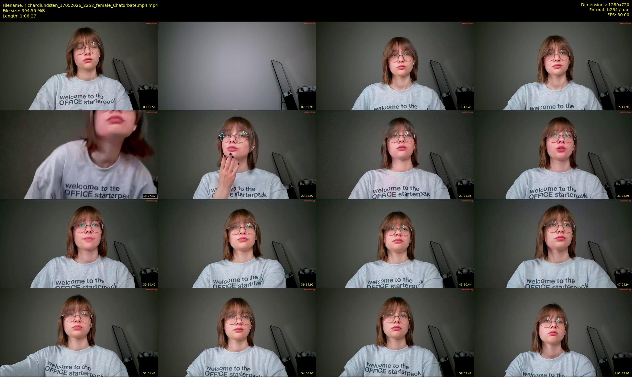 richardlundsten — 67 minute Chaturbate female cam show recording, 720p, May 17, 2026