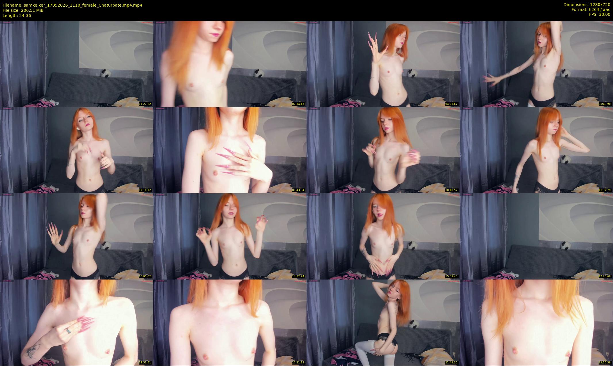 samkelker — 25 minute Chaturbate female cam show recording, 720p, May 17, 2026