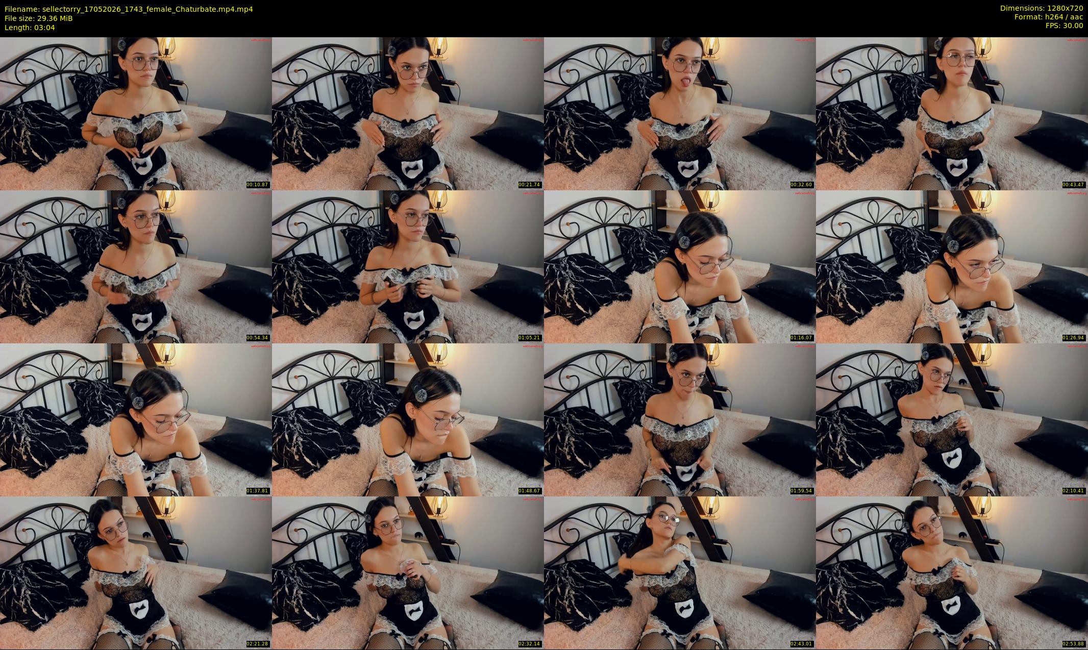 sellectorry — 4 minute Chaturbate female cam show recording, 720p, May 17, 2026