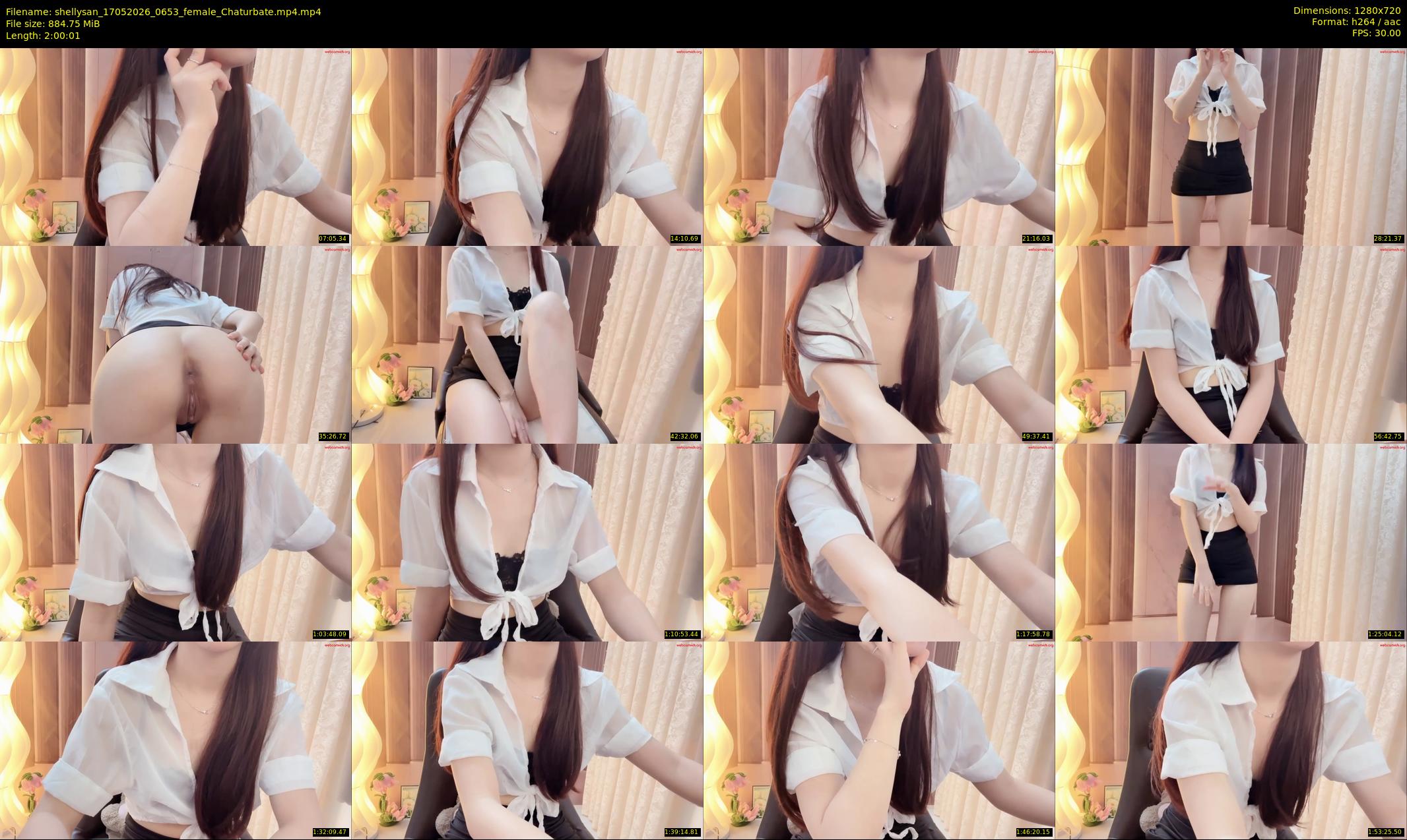 shellysan — 121 minute Chaturbate female cam show recording, 720p, May 17, 2026