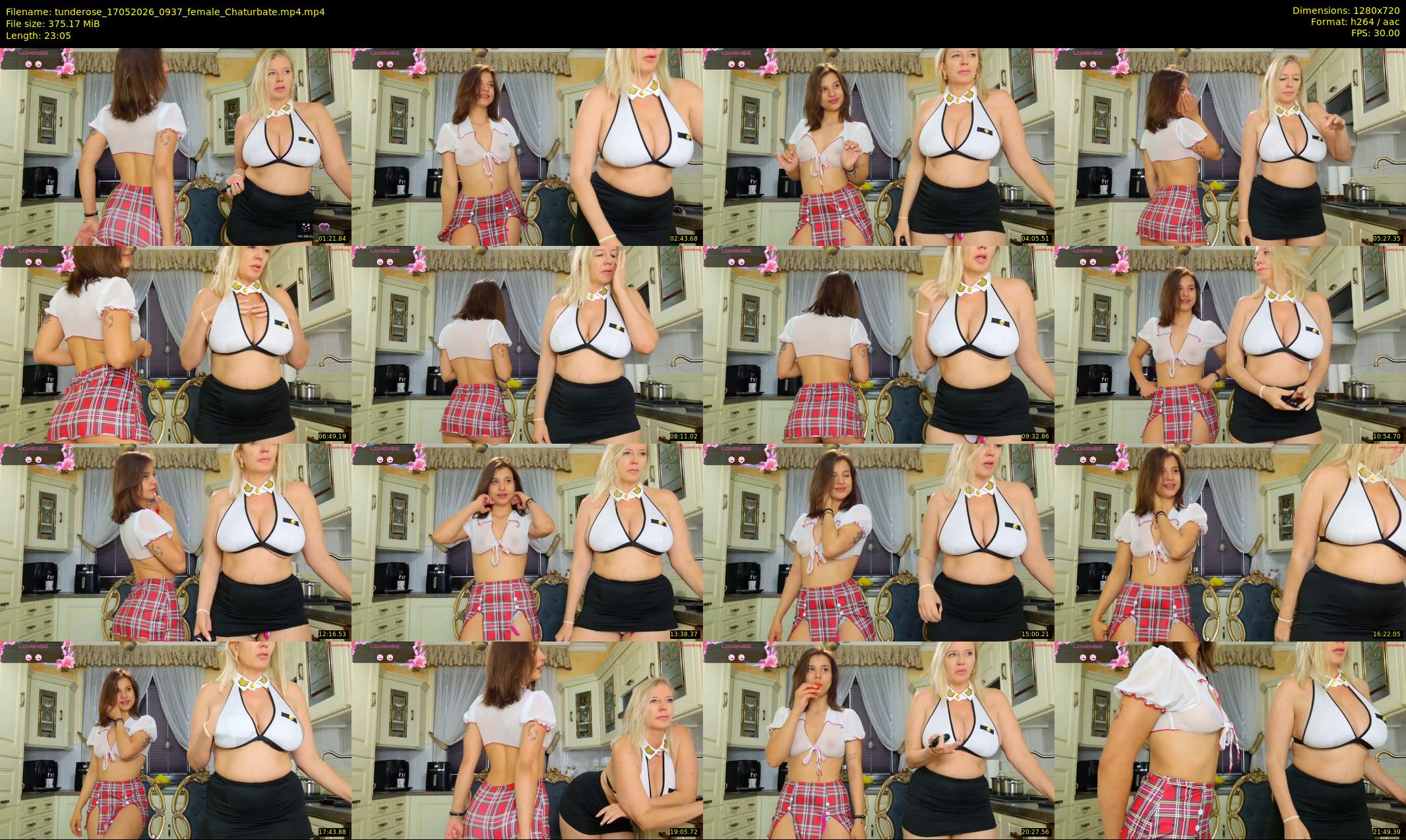 tunderose — 24 minute Chaturbate female cam show recording, 720p, May 17, 2026