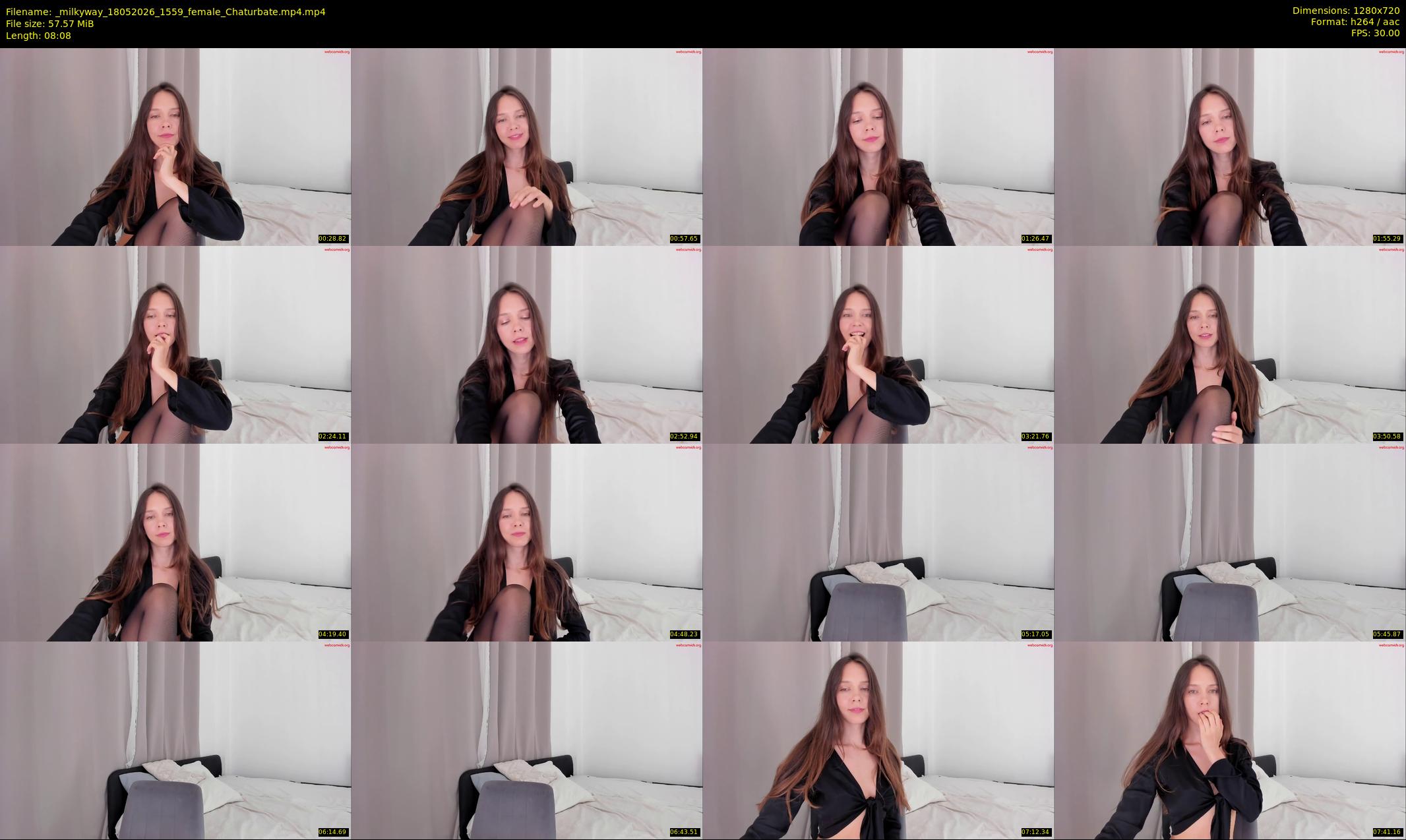 _milkyway — 9 minute Chaturbate female cam show recording, 720p, May 18, 2026
