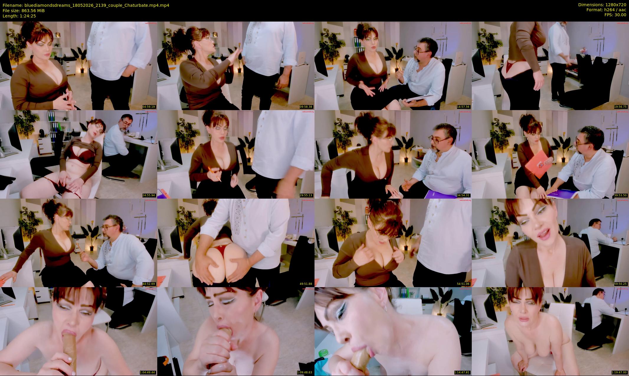bluediamondsdreams — 85 minute Chaturbate couple cam show recording, 720p, May 18, 2026