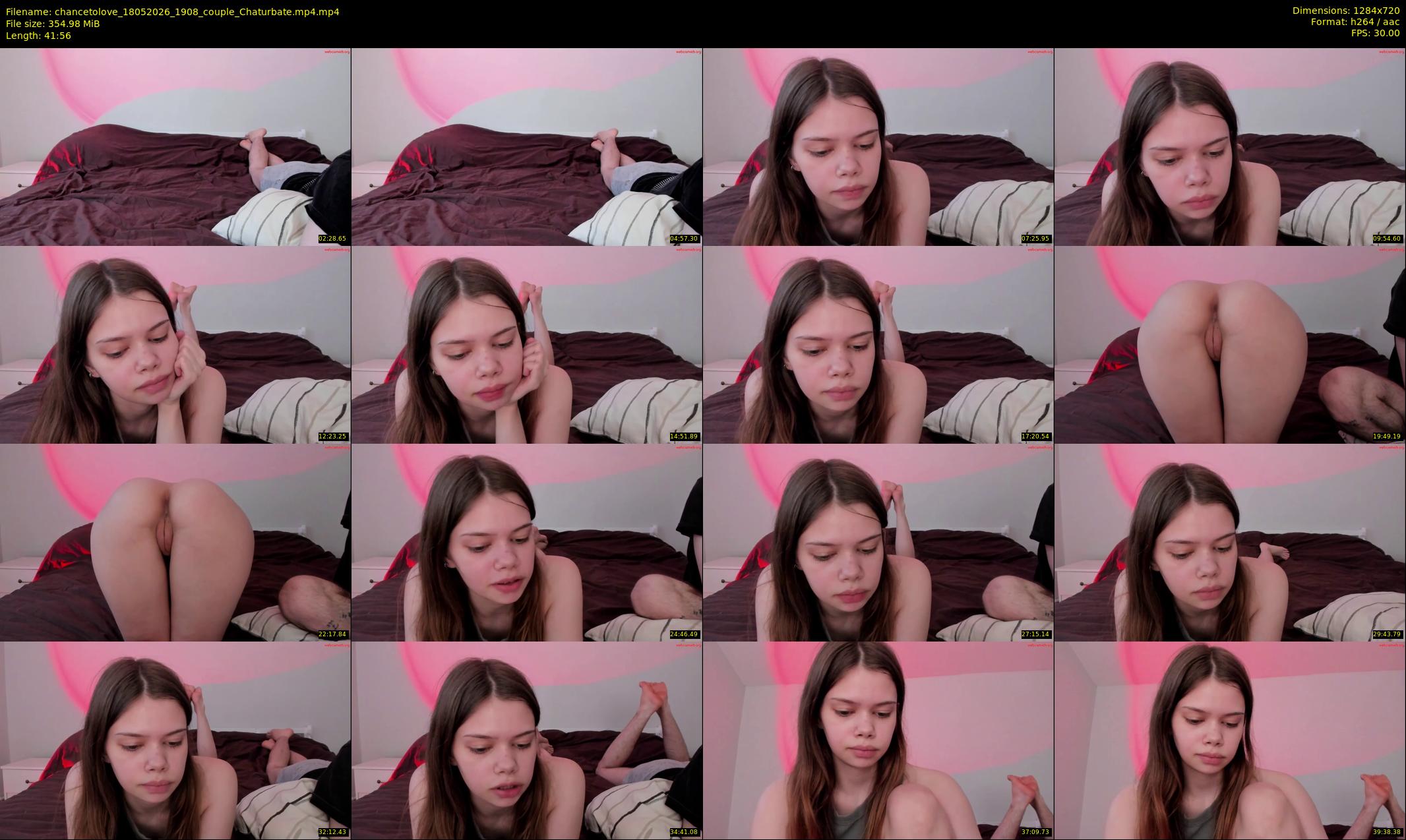 chancetolove — 42 minute Chaturbate couple cam show recording, 720p, May 18, 2026
