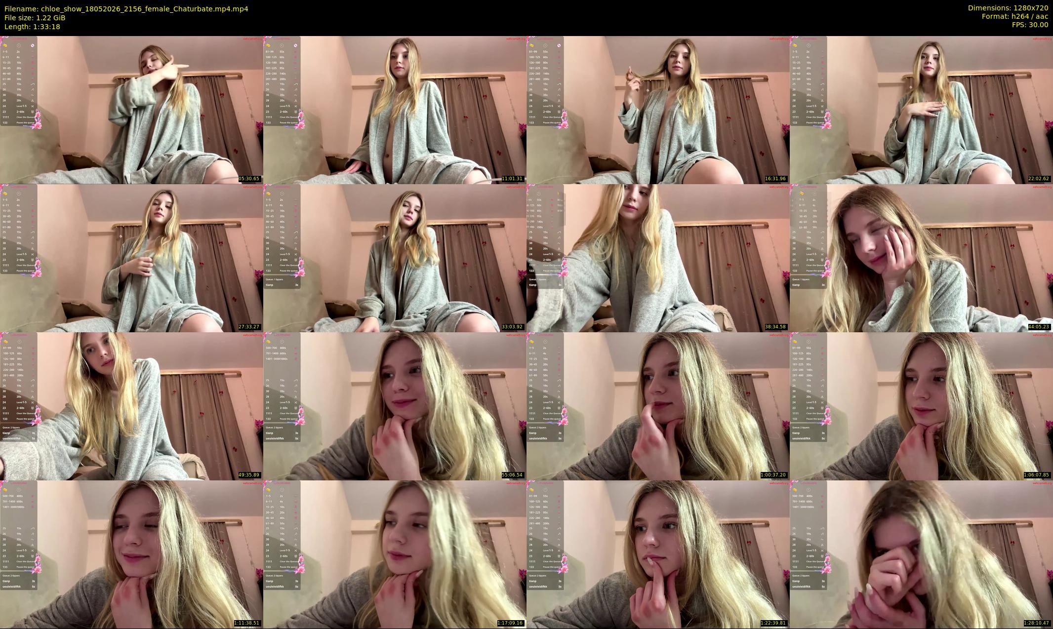 chloe_show — 94 minute Chaturbate female cam show recording, 720p, May 18, 2026