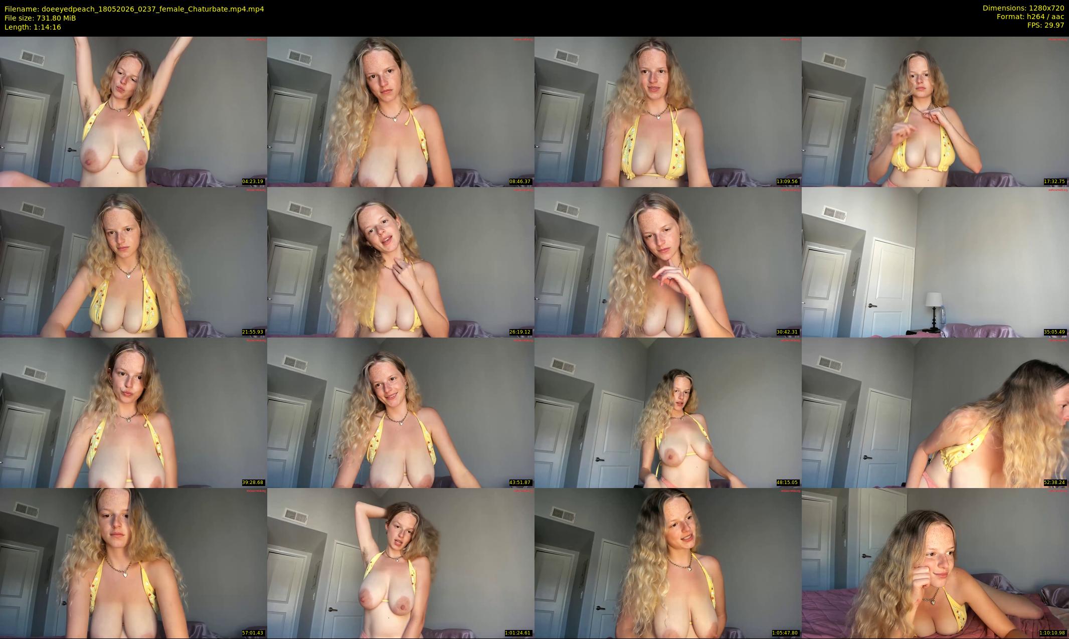 doeeyedpeach — 75 minute Chaturbate female cam show recording, 720p, May 18, 2026