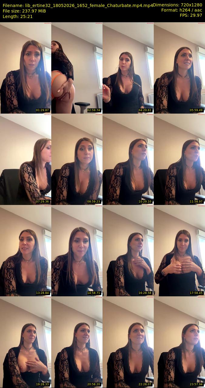 lib_ertine32 — 26 minute Chaturbate female cam show recording, 1080p, May 18, 2026