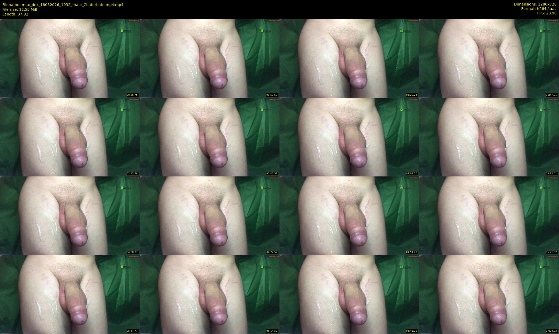 max_dex — 8 minute Chaturbate male cam show recording, 720p, May 18, 2026