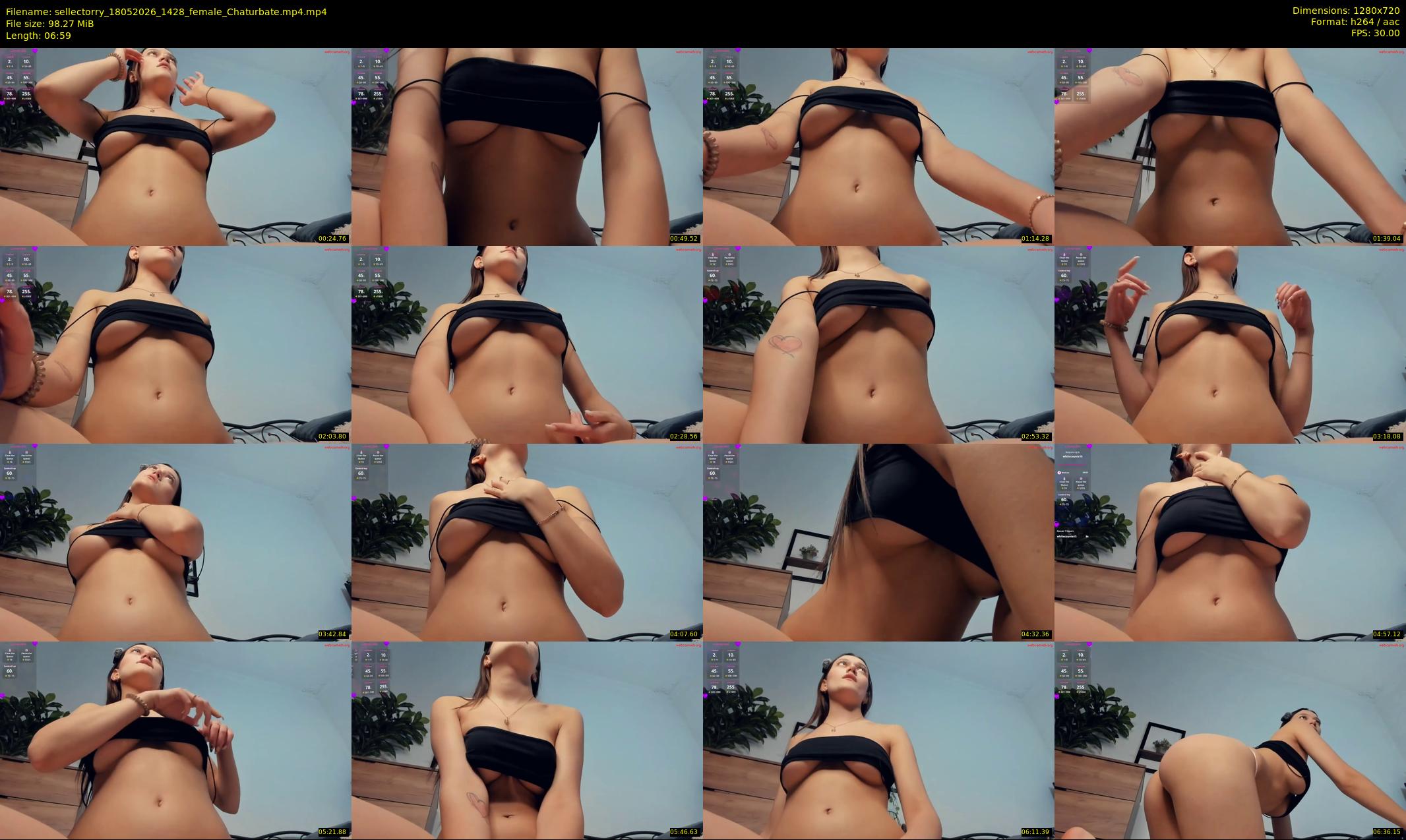 sellectorry — 7 minute Chaturbate female cam show recording, 720p, May 18, 2026