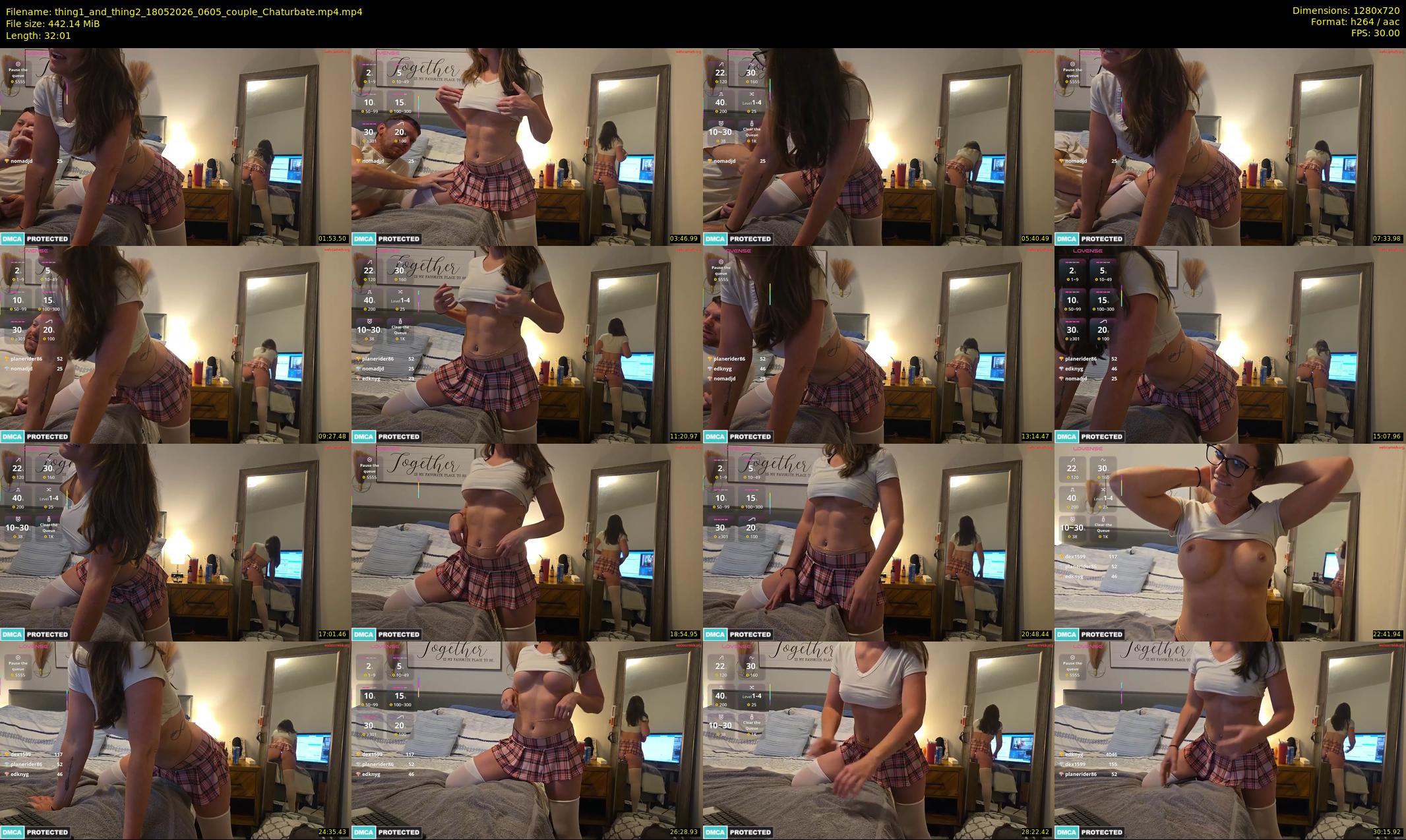 thing1_and_thing2 — 33 minute Chaturbate couple cam show recording, 720p, May 18, 2026