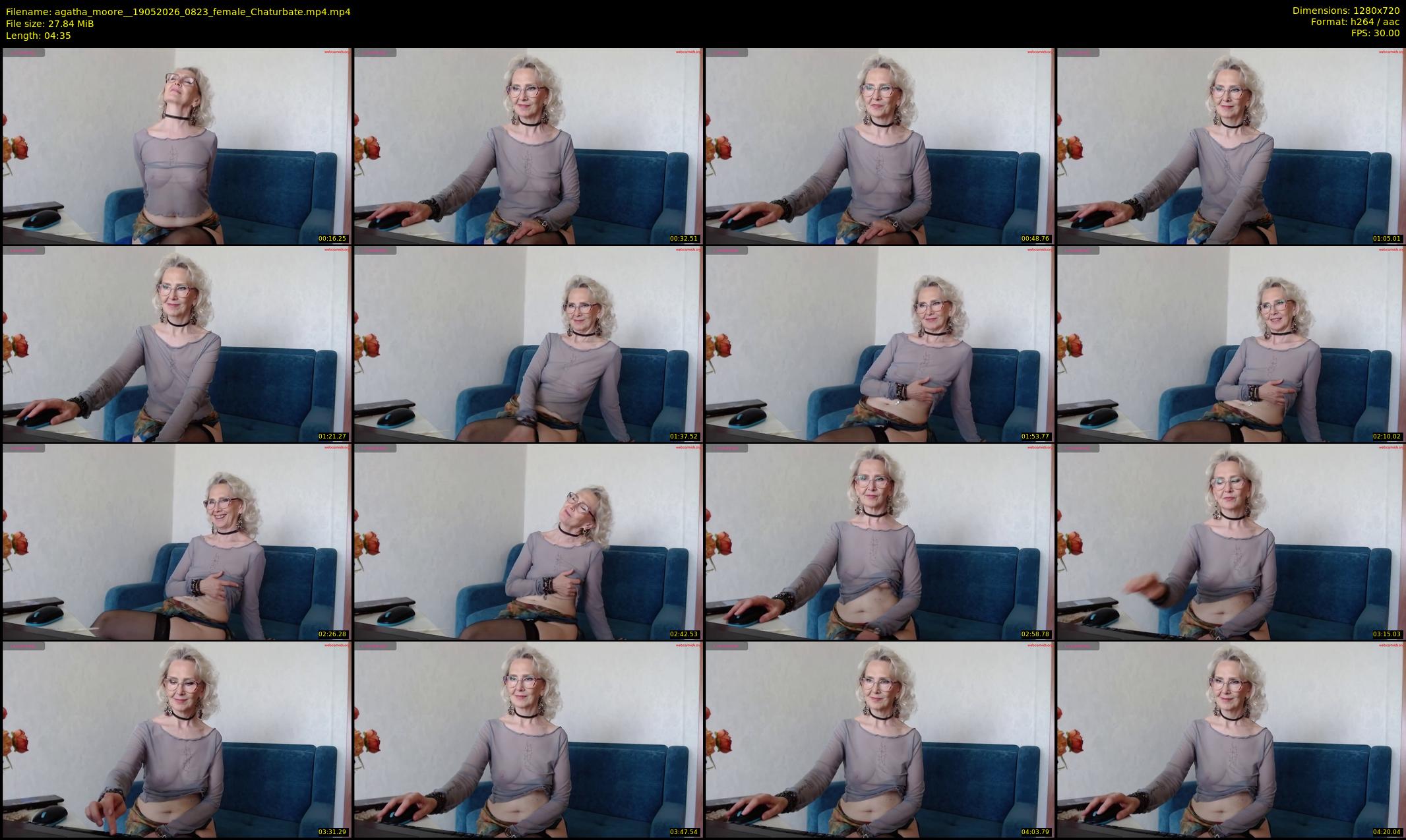 agatha_moore_ — 5 minute Chaturbate female cam show recording, 720p, May 19, 2026