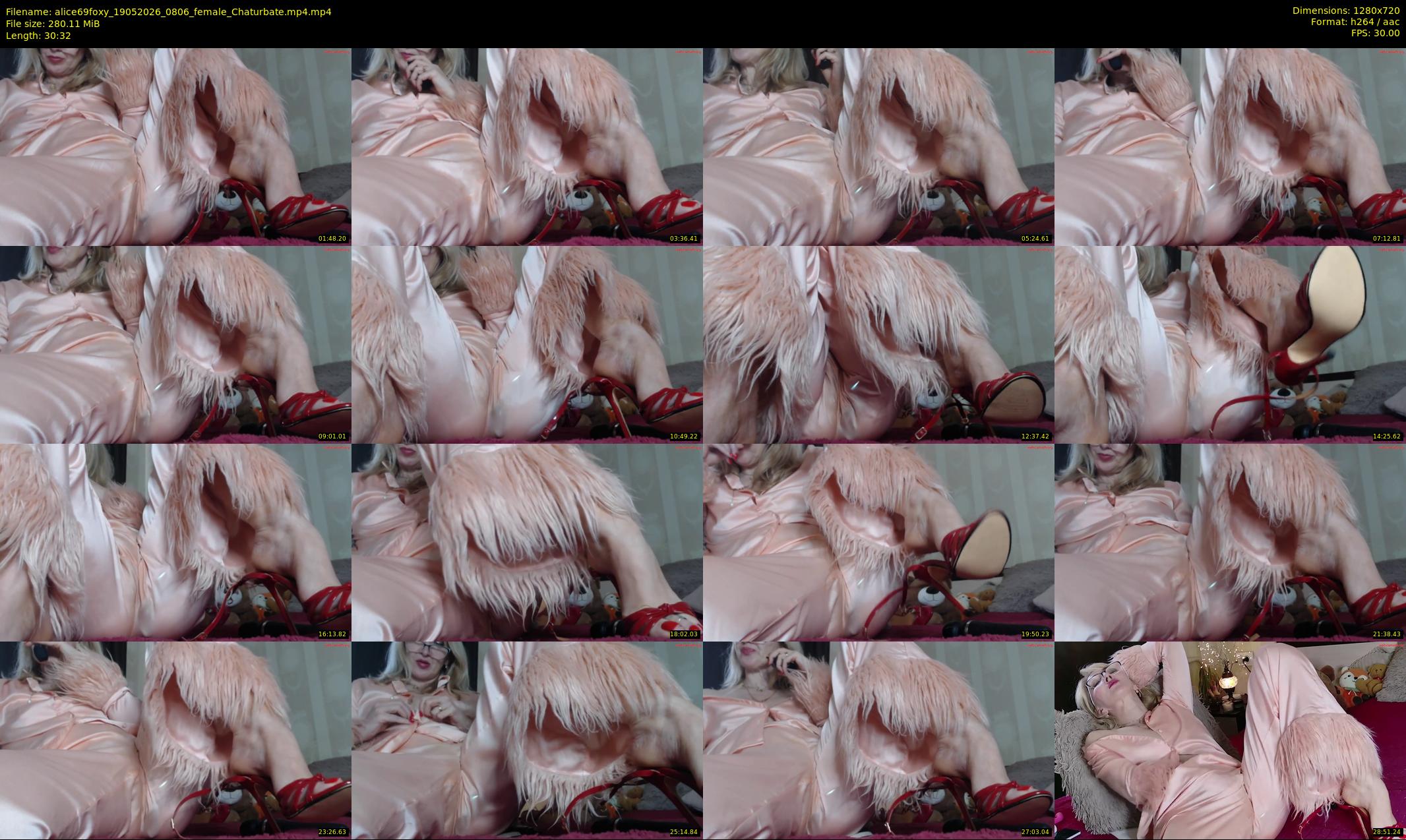 alice69foxy — 31 minute Chaturbate female cam show recording, 720p, May 19, 2026