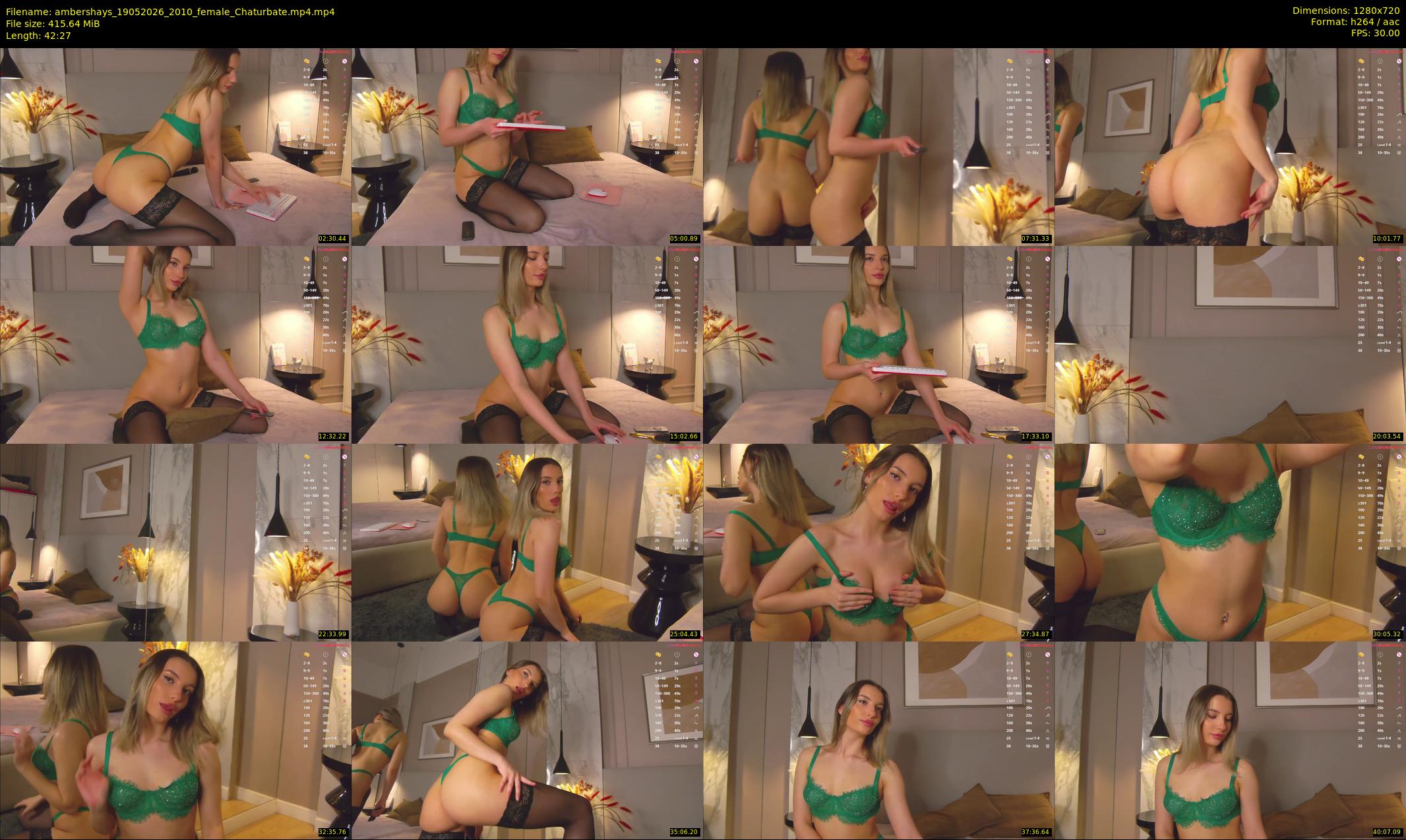 ambershays — 43 minute Chaturbate female cam show recording, 720p, May 19, 2026