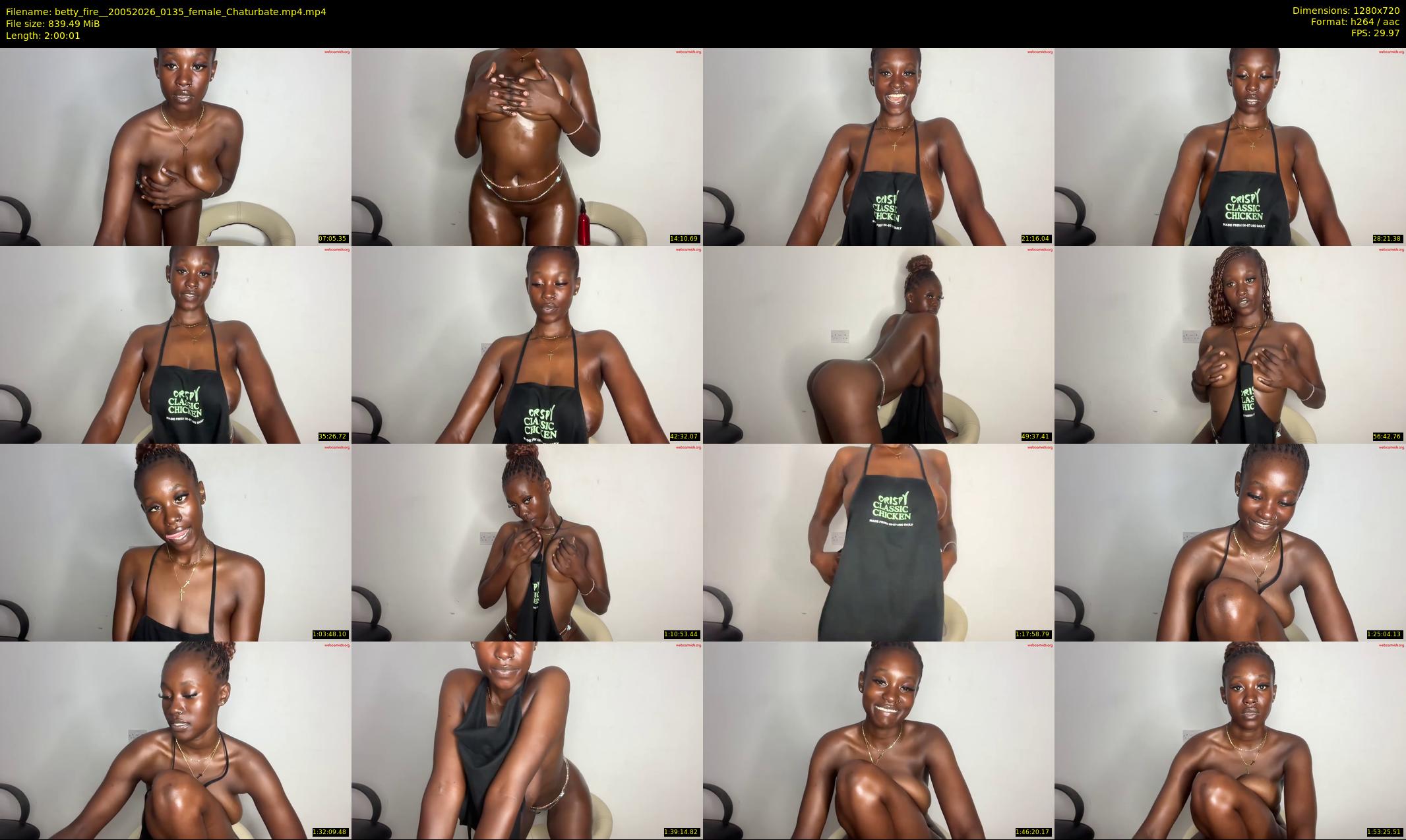 betty_fire_ — 121 minute Chaturbate female cam show recording, 720p, May 20, 2026