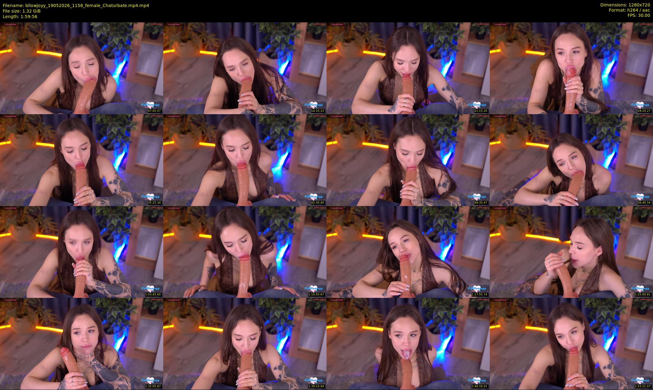 bllowjoyy — 120 minute Chaturbate female cam show recording, 720p, May 19, 2026