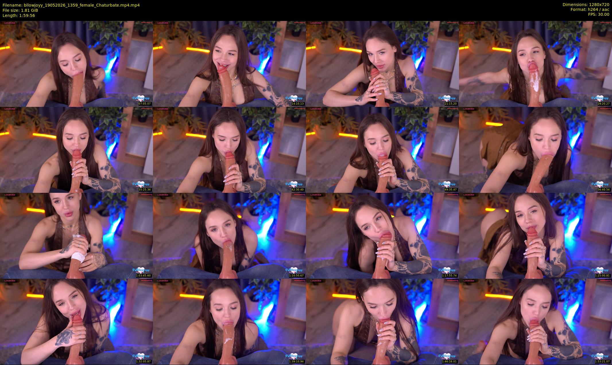 bllowjoyy — 120 minute Chaturbate female cam show recording, 720p, May 19, 2026