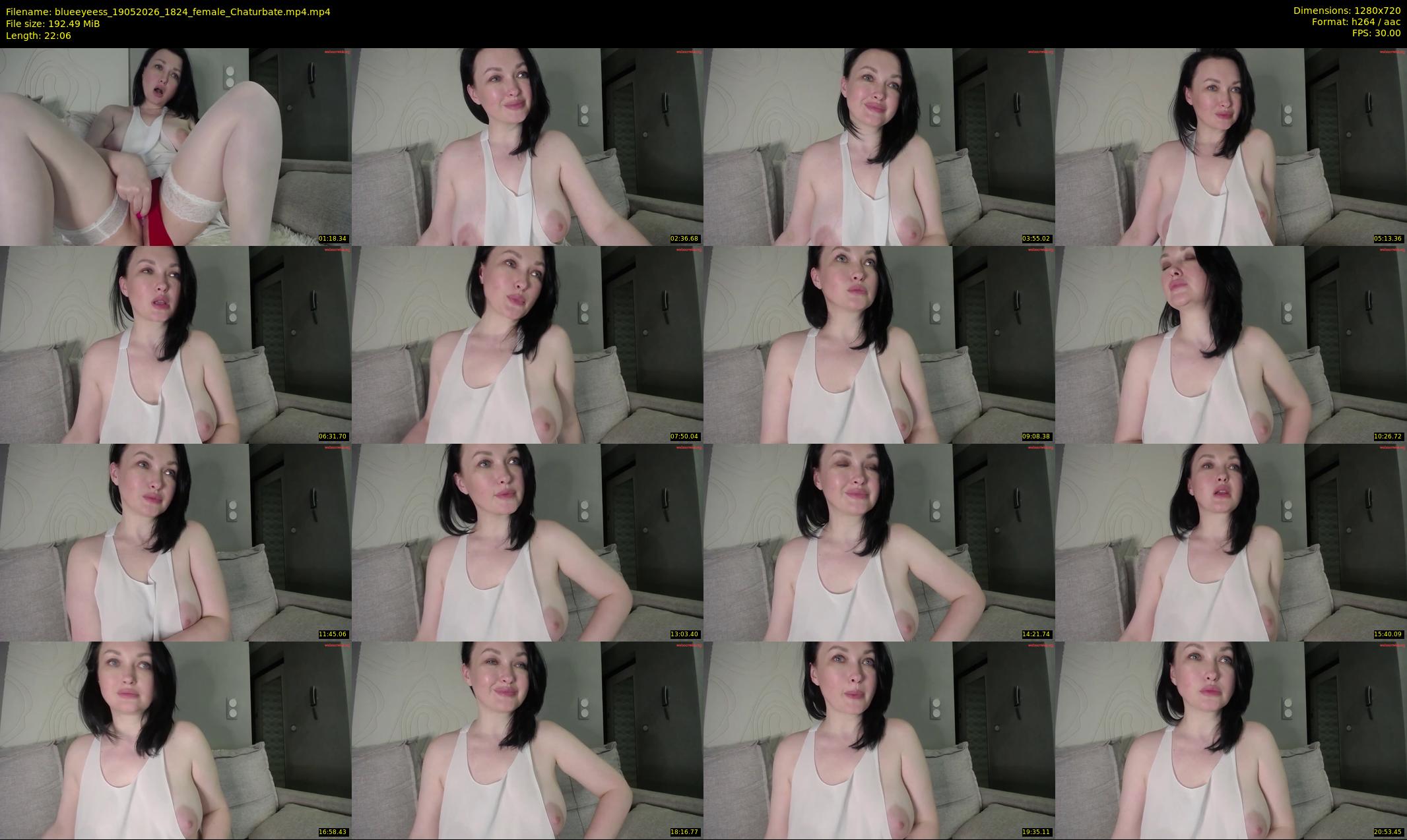 blueeyeess — 23 minute Chaturbate female cam show recording, 720p, May 19, 2026