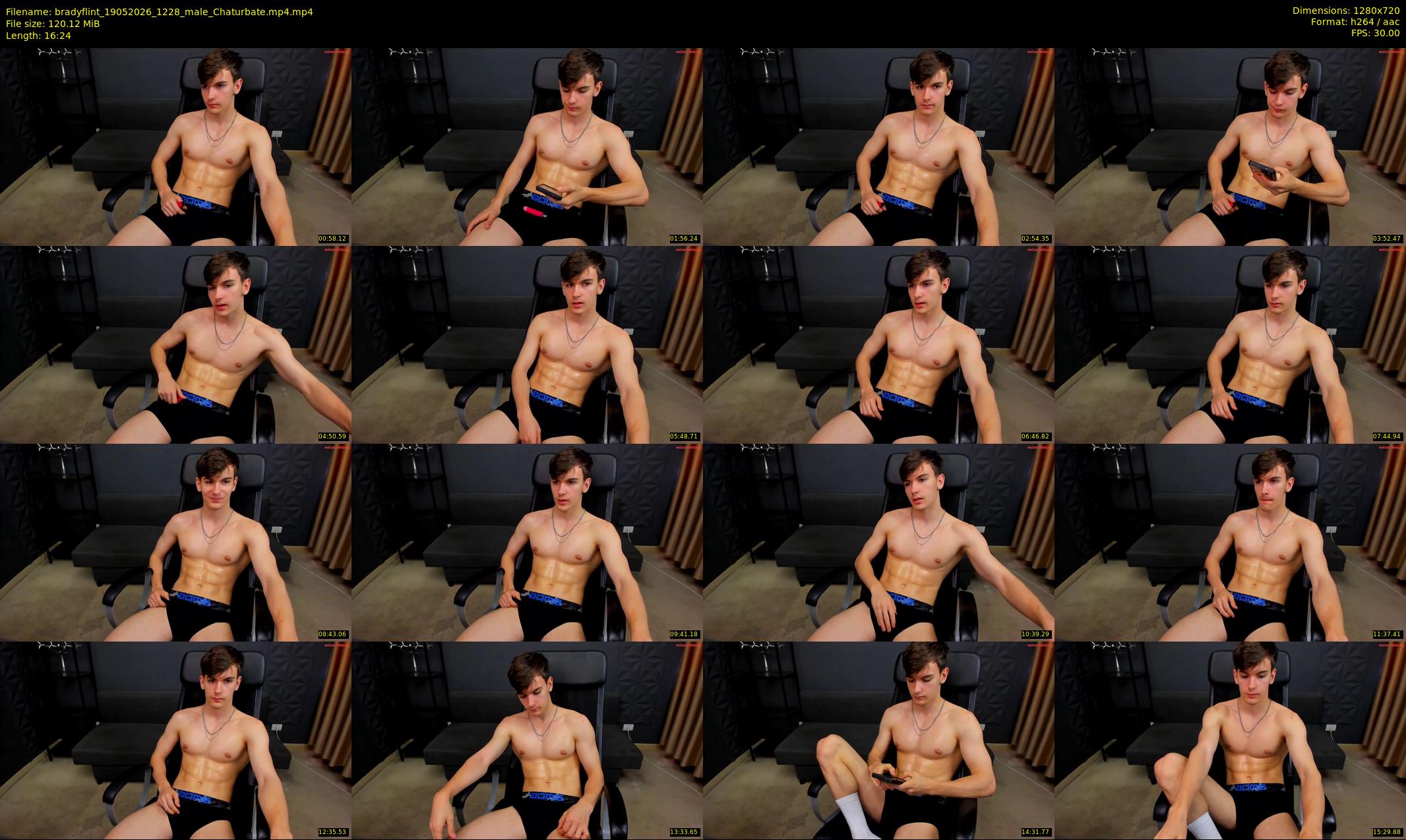 bradyflint — 17 minute Chaturbate male cam show recording, 720p, May 19, 2026