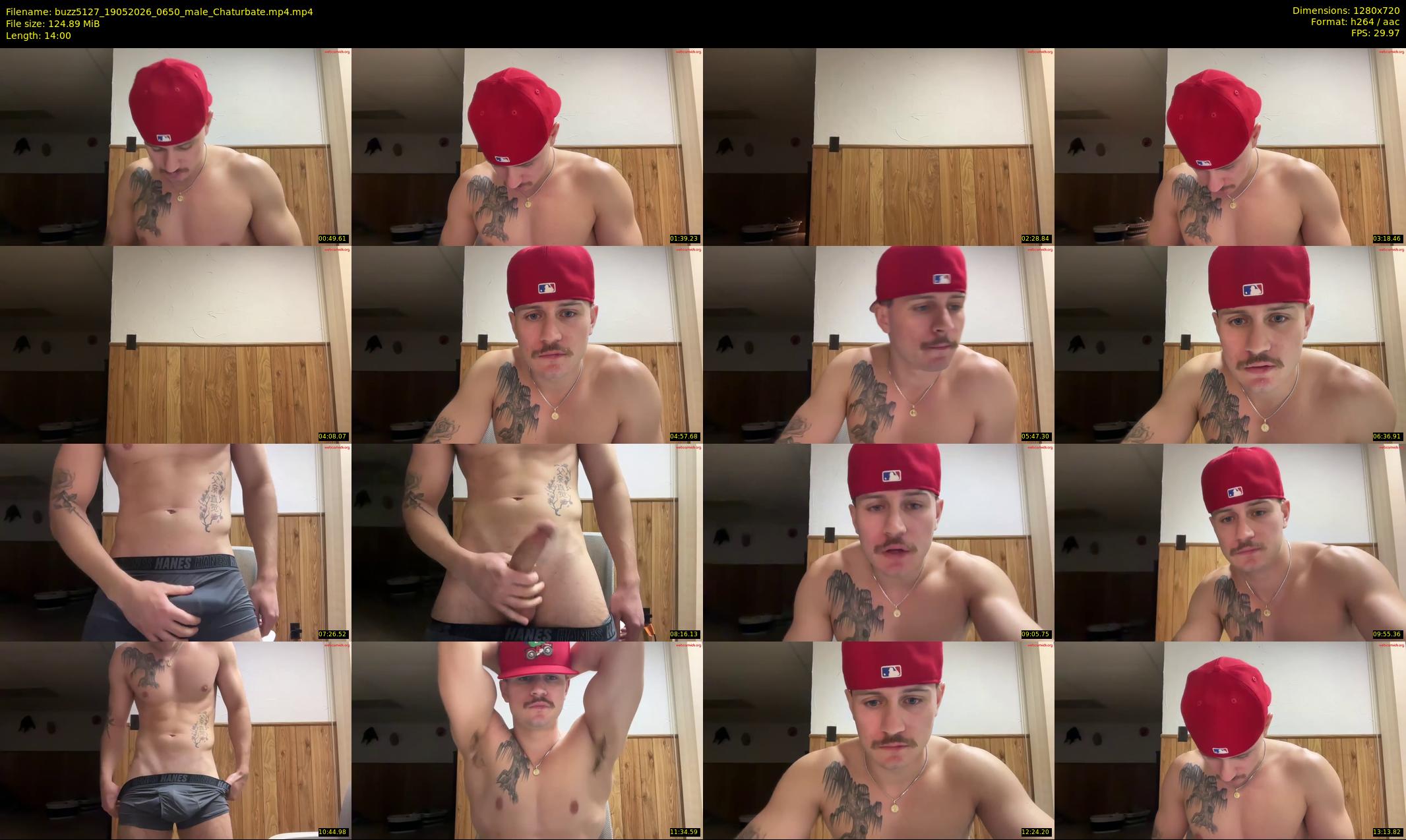 buzz5127 — 14 minute Chaturbate male cam show recording, 720p, May 19, 2026