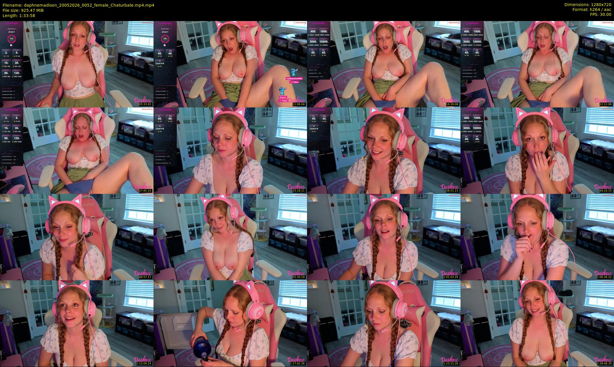 daphnemadison — 94 minute Chaturbate couple cam show recording, 720p, May 20, 2026