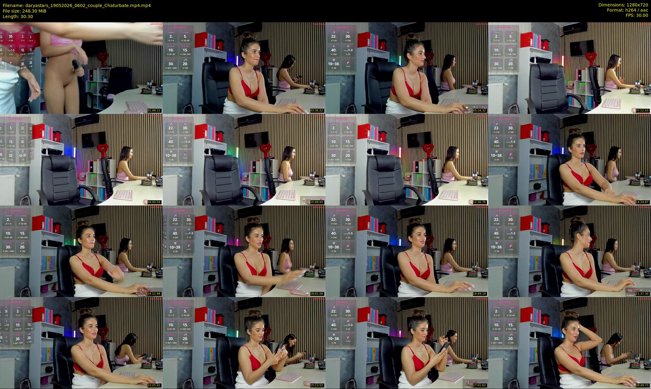 daryastars — 31 minute Chaturbate couple cam show recording, 720p, May 19, 2026