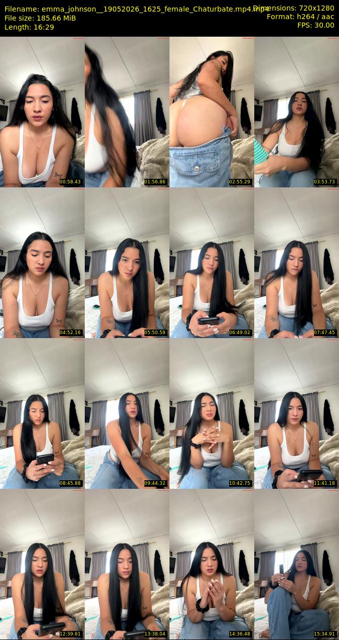 emma_johnson_ — 17 minute Chaturbate female cam show recording, 1080p, May 19, 2026
