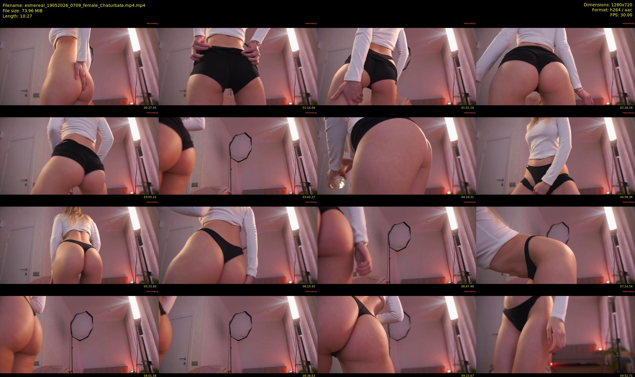 esmereal — 11 minute Chaturbate female cam show recording, 720p, May 19, 2026