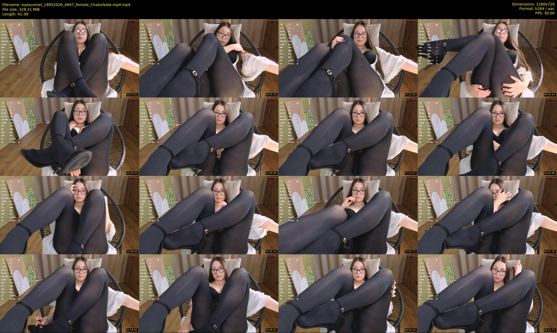 eyescomet — 42 minute Chaturbate female cam show recording, 720p, May 19, 2026