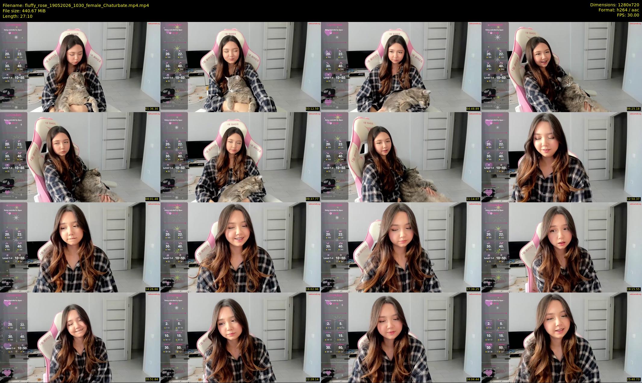 fluffy_rose — 28 minute Chaturbate female cam show recording, 720p, May 19, 2026