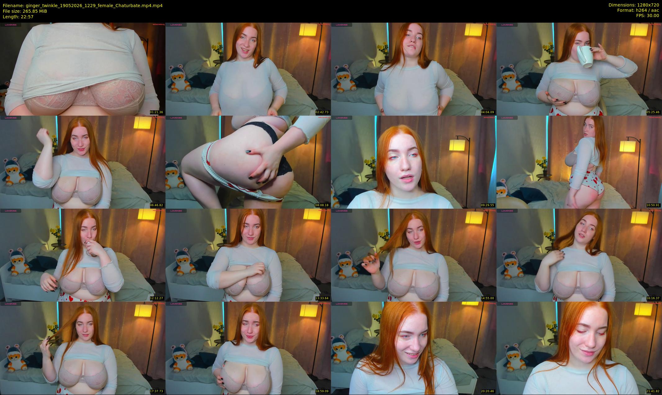 ginger_twinkle — 23 minute Chaturbate female cam show recording, 720p, May 19, 2026