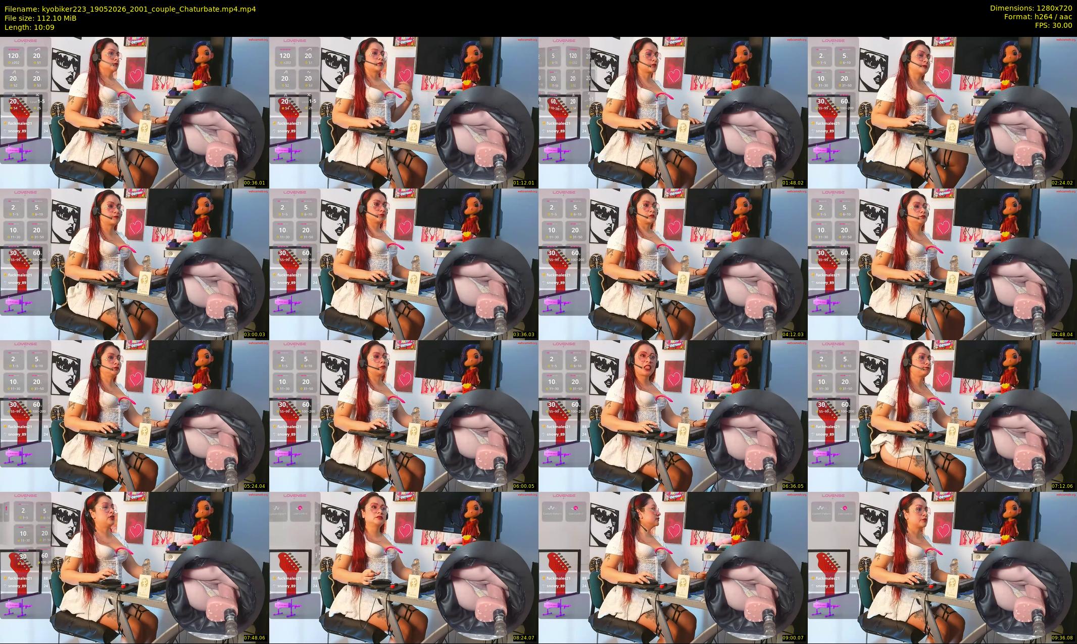 kyobiker223 — 11 minute Chaturbate couple cam show recording, 720p, May 19, 2026