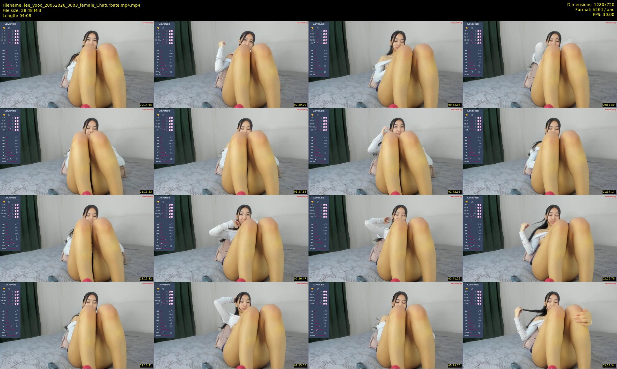lee_yooo — 5 minute Chaturbate female cam show recording, 720p, May 20, 2026