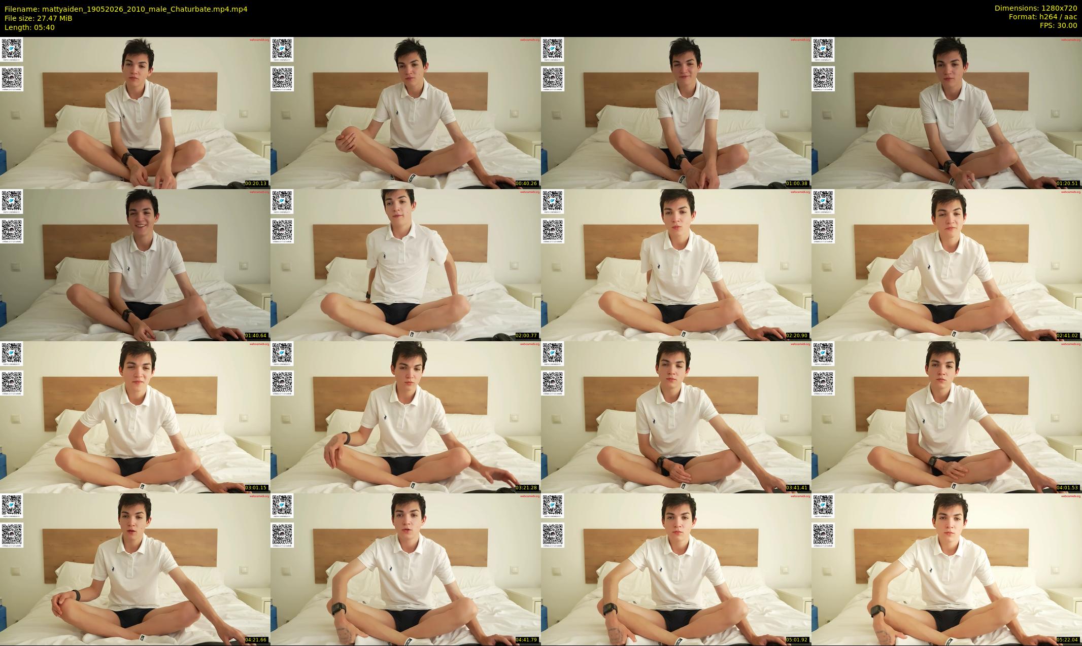 mattyaiden — 6 minute Chaturbate male cam show recording, 720p, May 19, 2026
