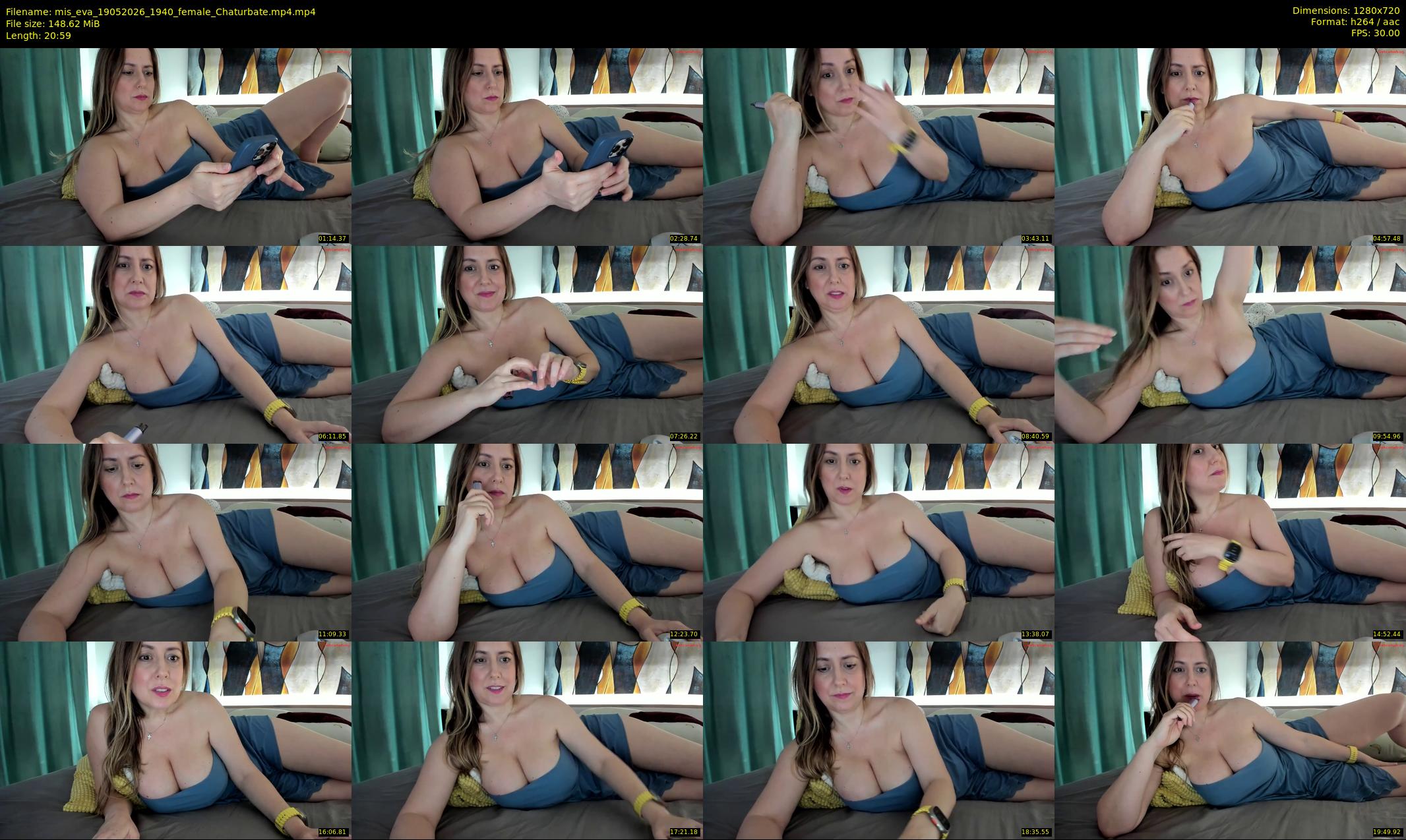 mis_eva — 21 minute Chaturbate female cam show recording, 720p, May 19, 2026