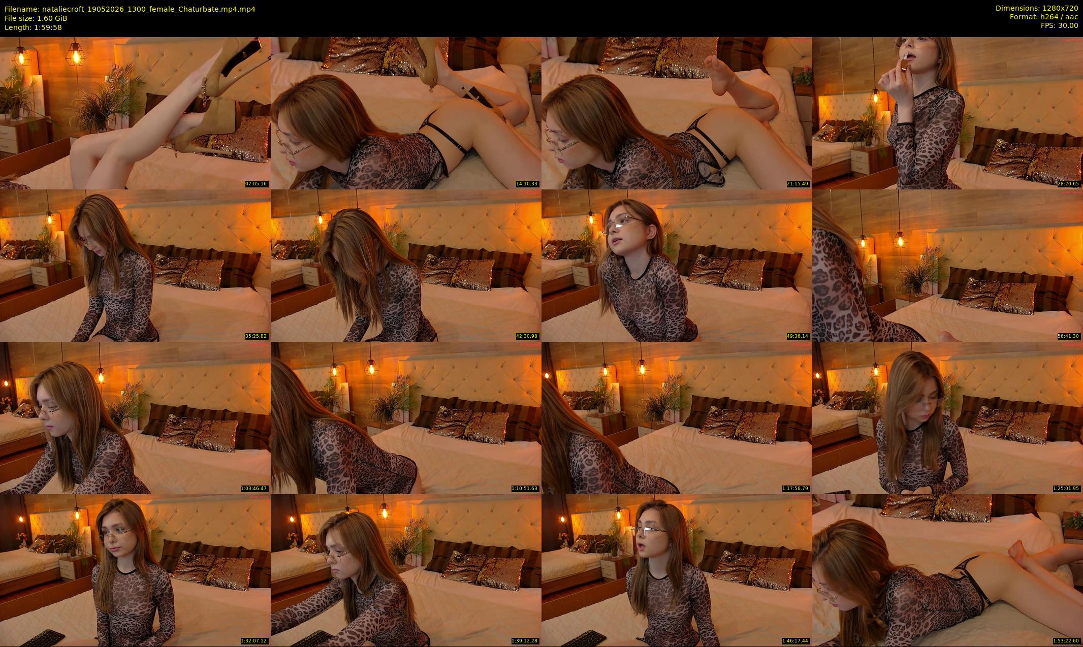nataliecroft — 120 minute Chaturbate female cam show recording, 720p, May 19, 2026