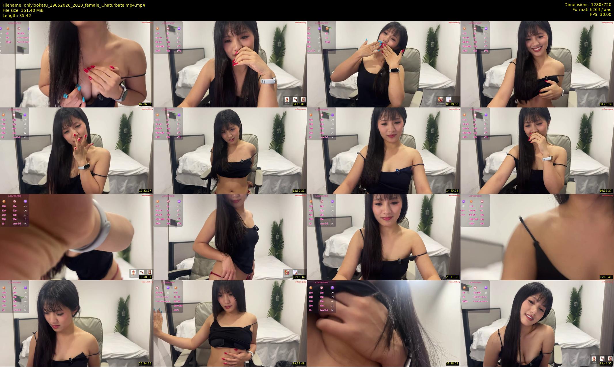 onlylookatu — 36 minute Chaturbate female cam show recording, 720p, May 19, 2026