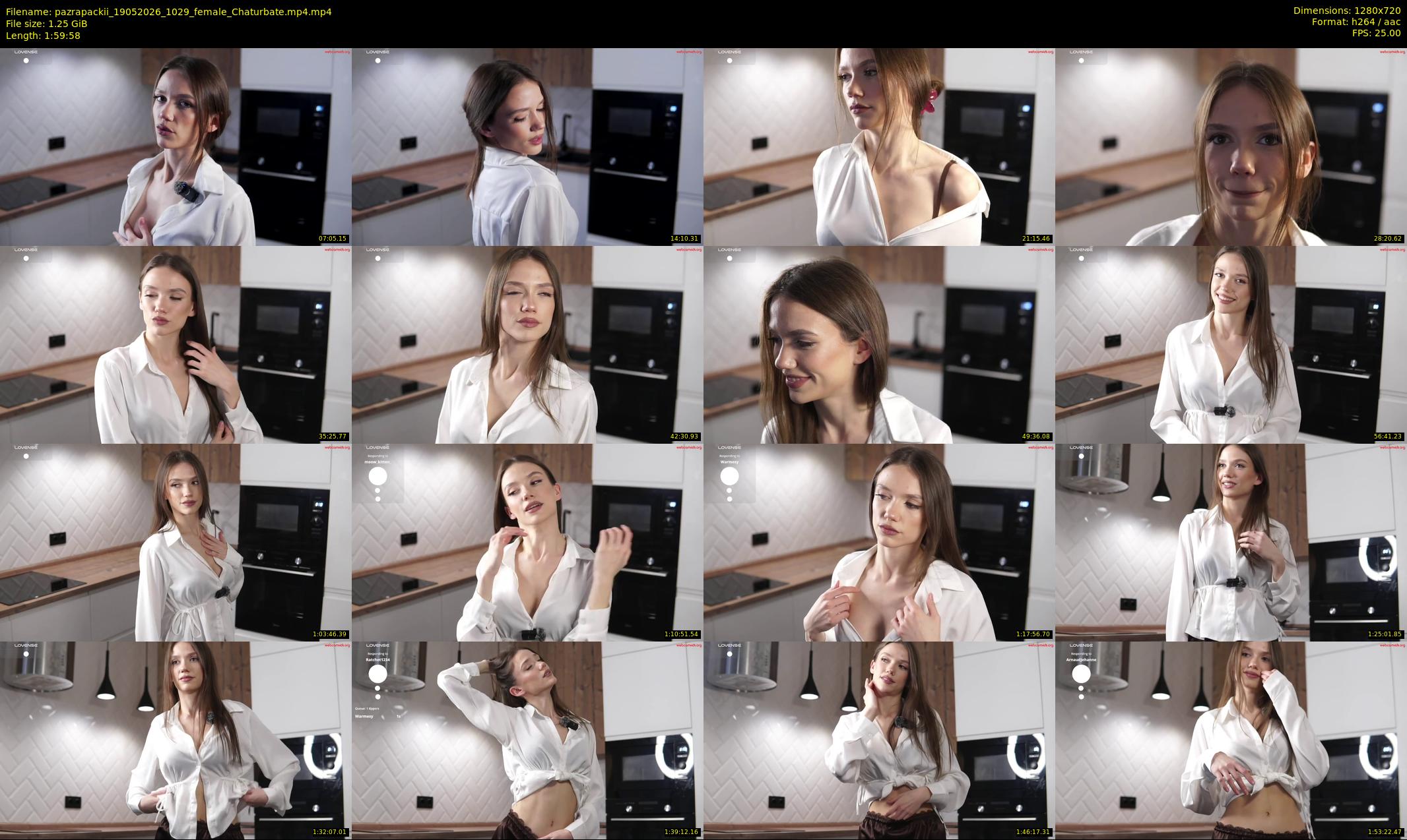 pazrapackii — 120 minute Chaturbate female cam show recording, 720p, May 19, 2026