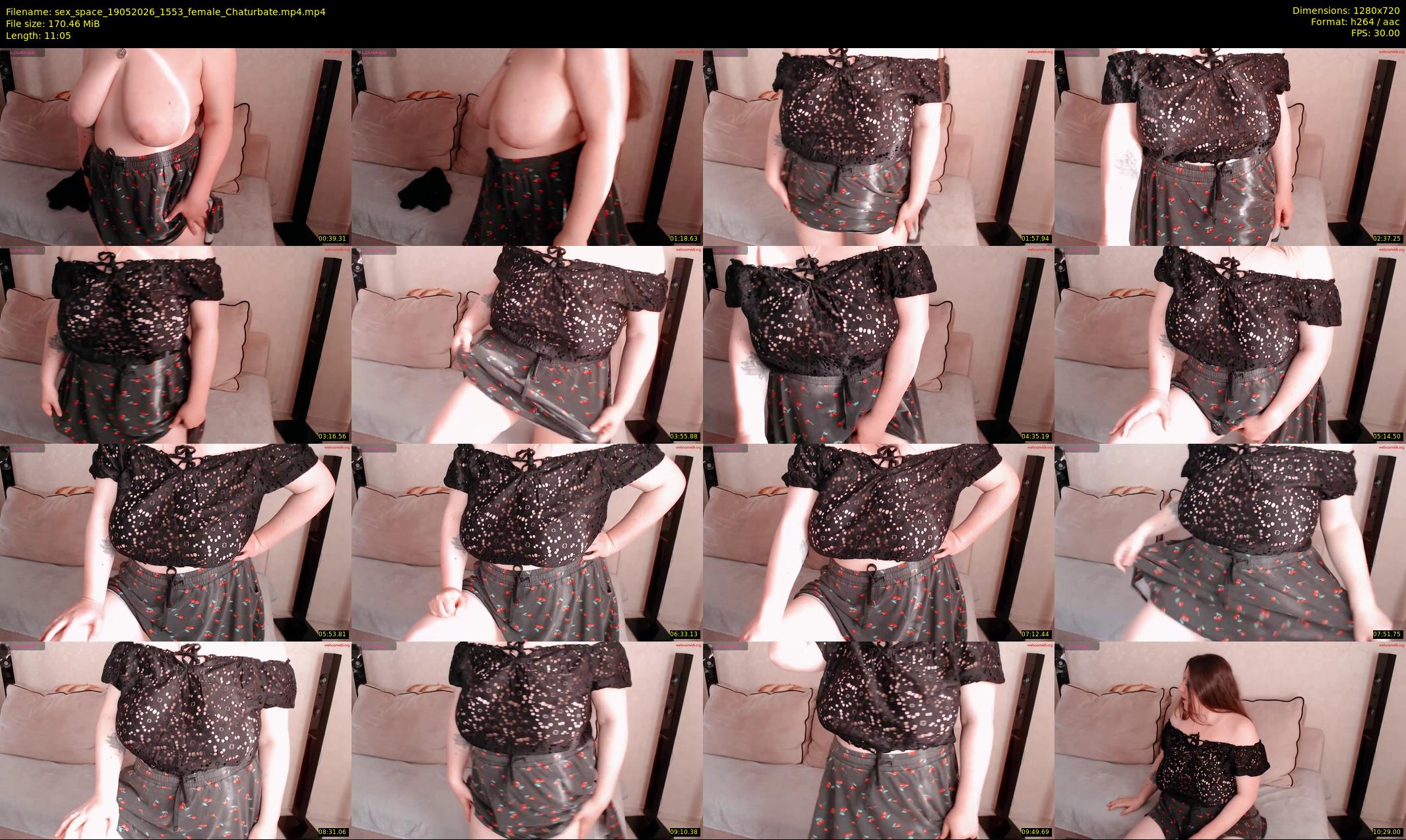 sex_space — 12 minute Chaturbate couple cam show recording, 720p, May 19, 2026