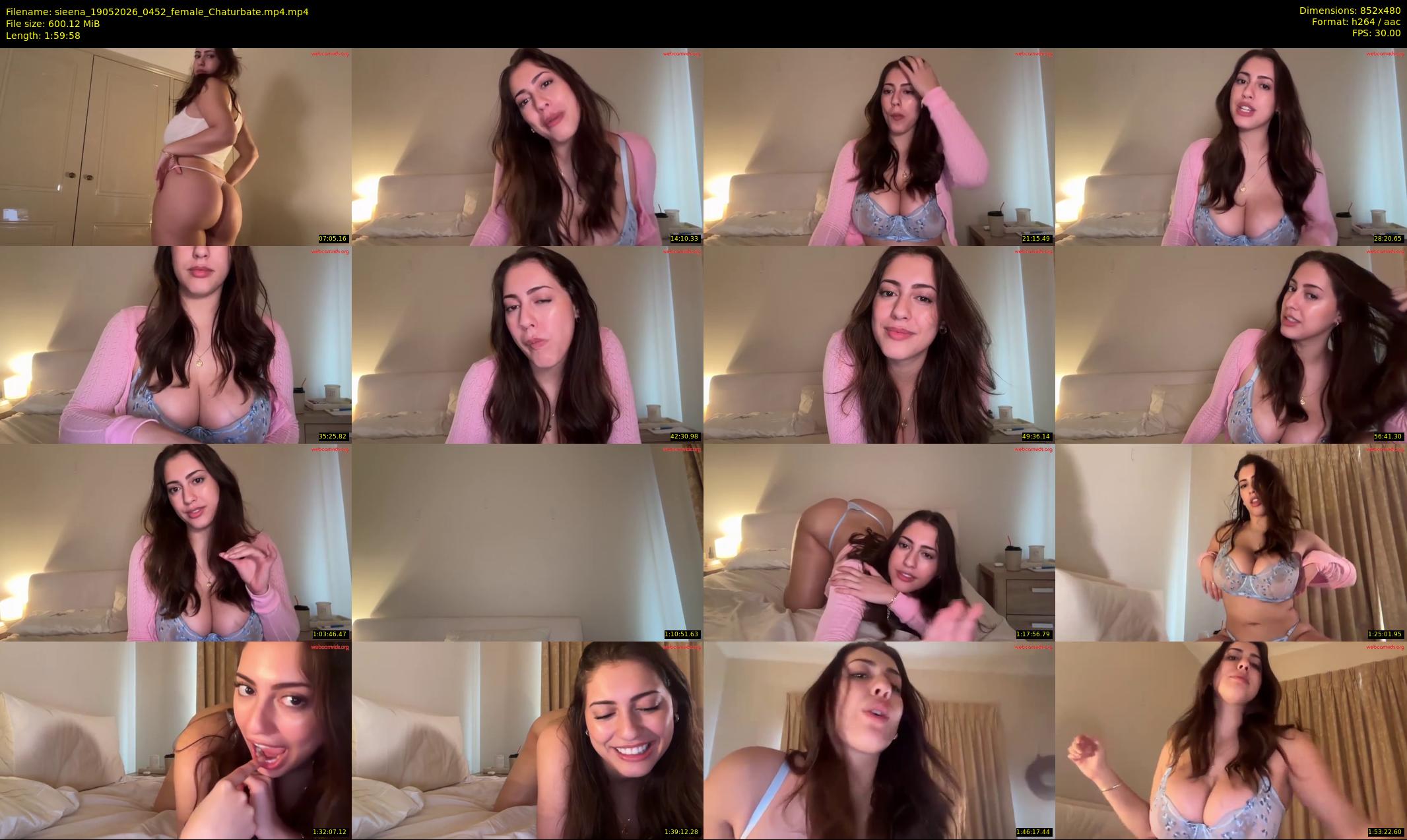 sieena — 120 minute Chaturbate female cam show recording, 480p, May 19, 2026