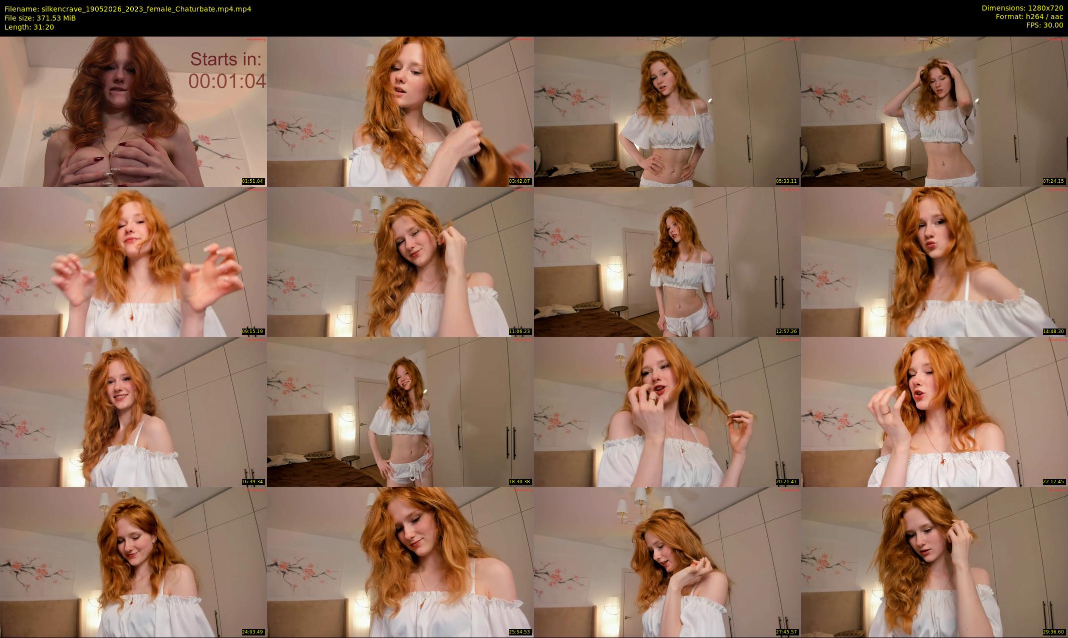 silkencrave — 32 minute Chaturbate female cam show recording, 720p, May 19, 2026