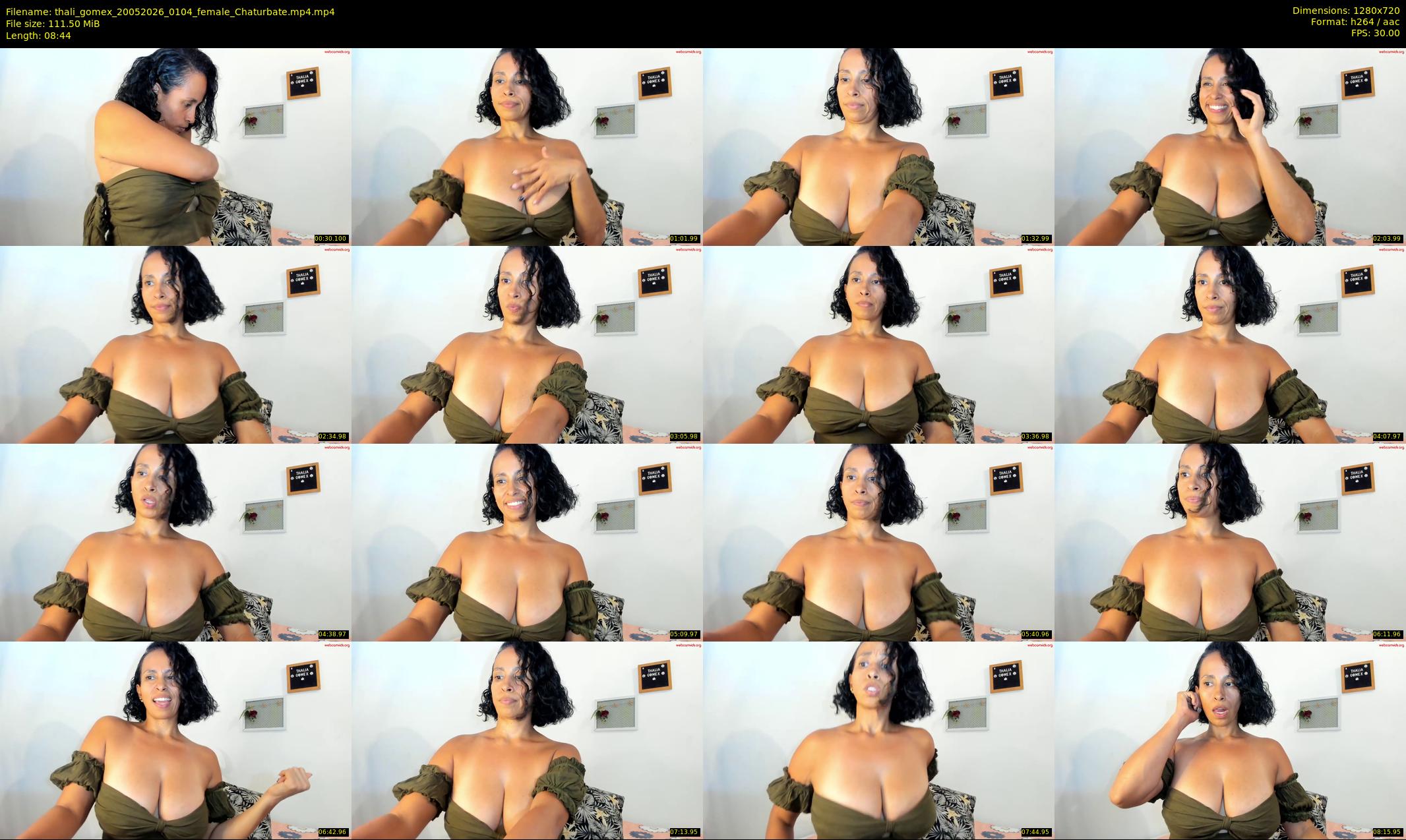 thali_gomex — 9 minute Chaturbate female cam show recording, 720p, May 20, 2026