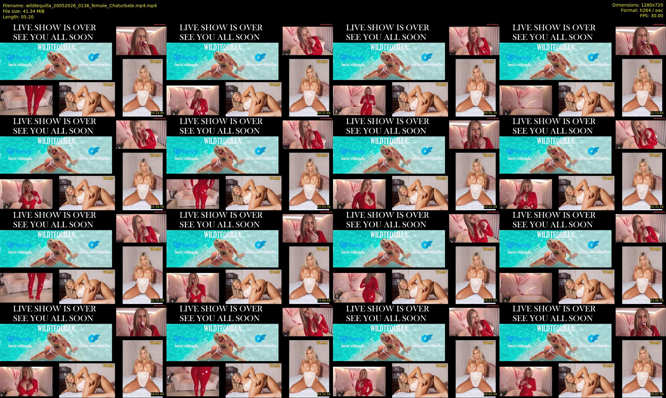 wildtequilla — 6 minute Chaturbate couple cam show recording, 720p, May 20, 2026