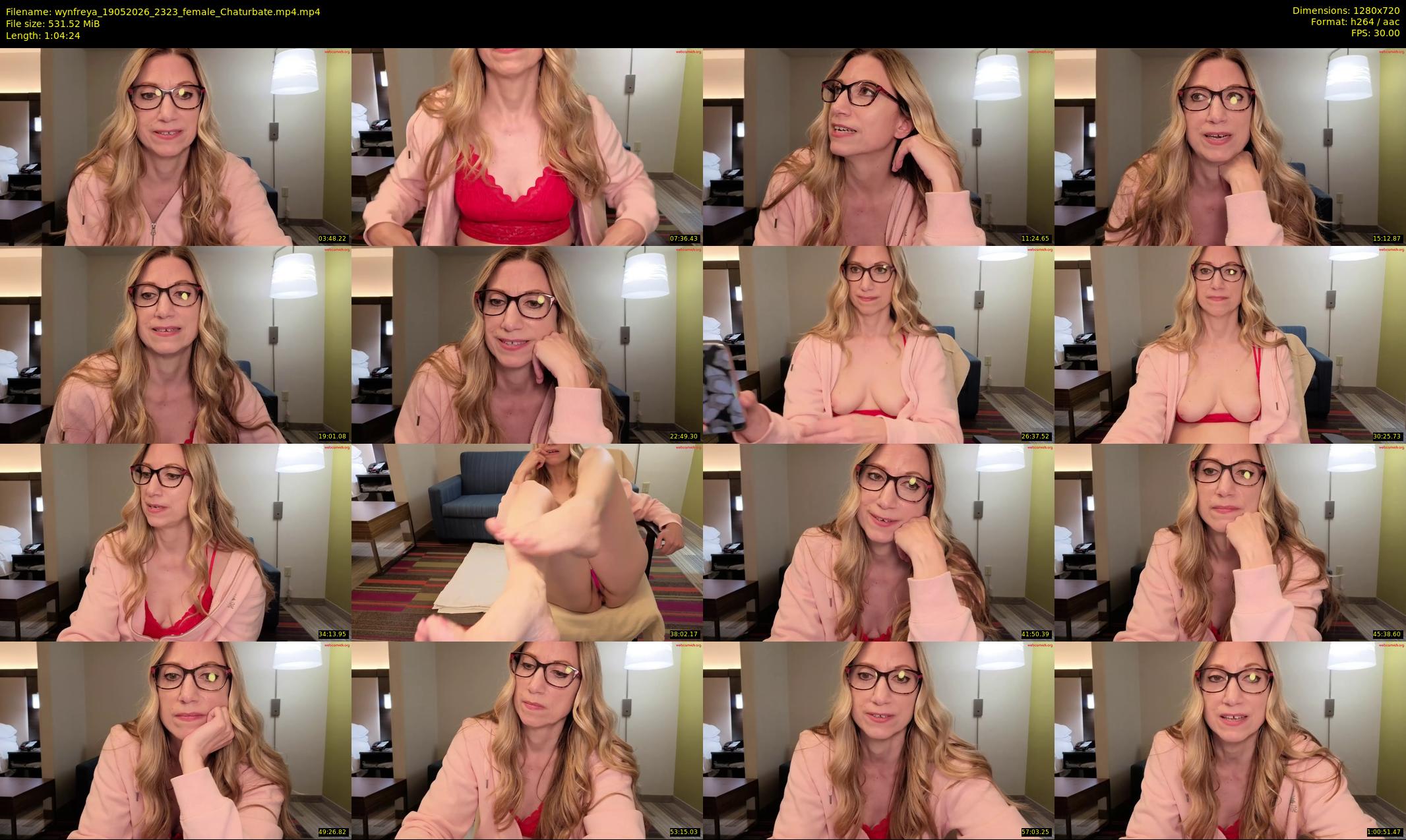 wynfreya — 65 minute Chaturbate female cam show recording, 720p, May 19, 2026