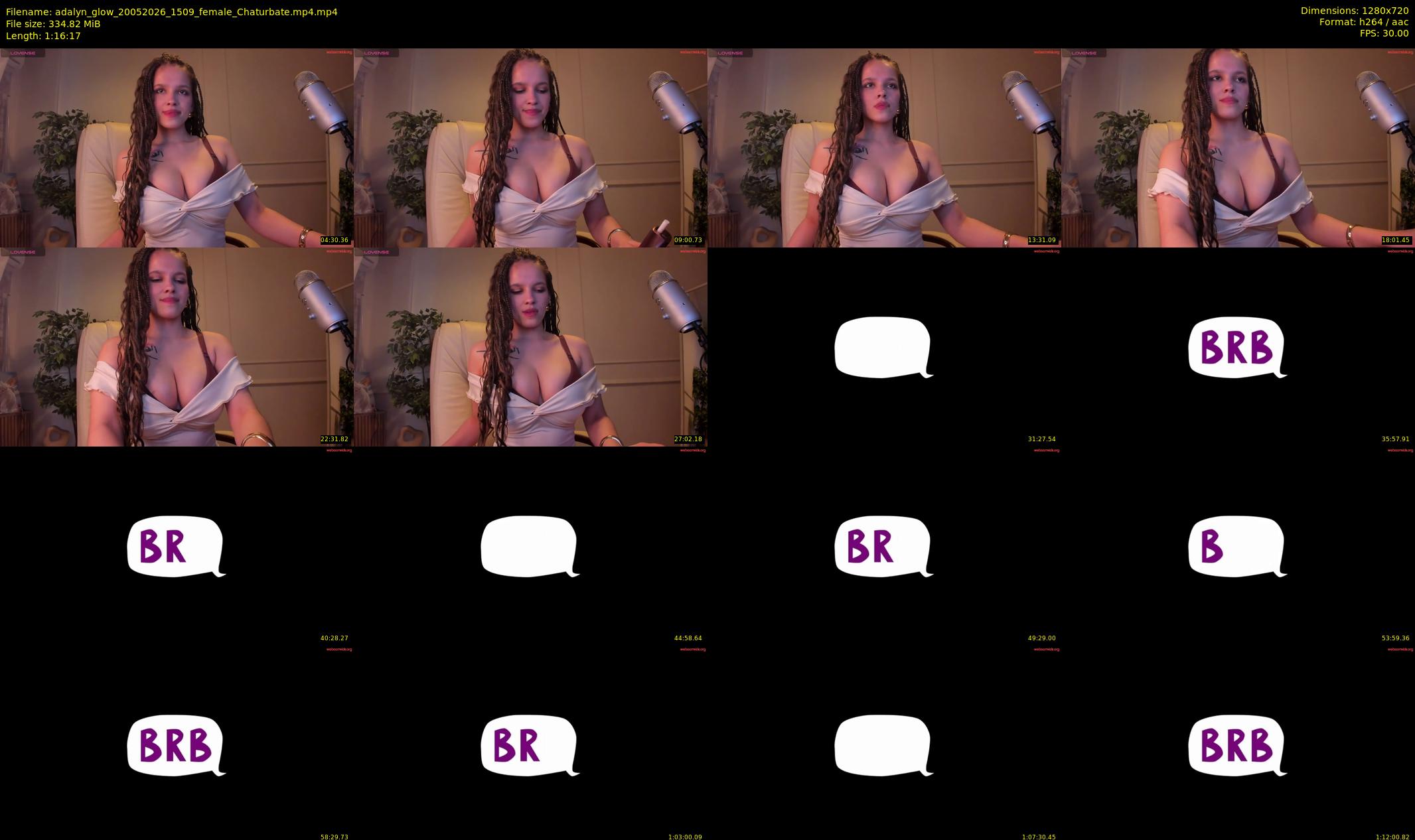 adalyn_glow — 77 minute Chaturbate female cam show recording, 720p, May 20, 2026